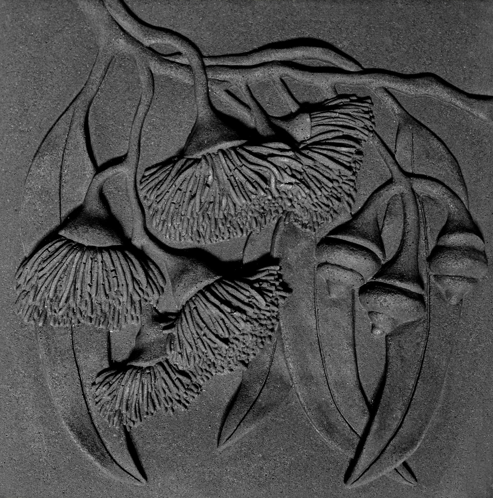 Керамическое панно "Райский сад" в Усадьбе Неклюдова