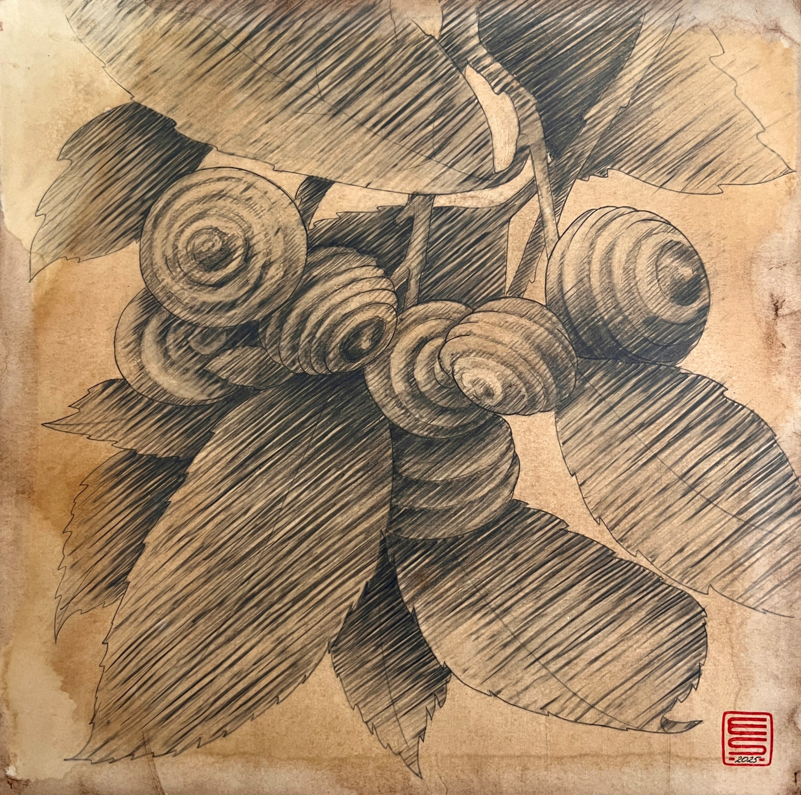 Керамическое панно "Райский сад" в Усадьбе Неклюдова