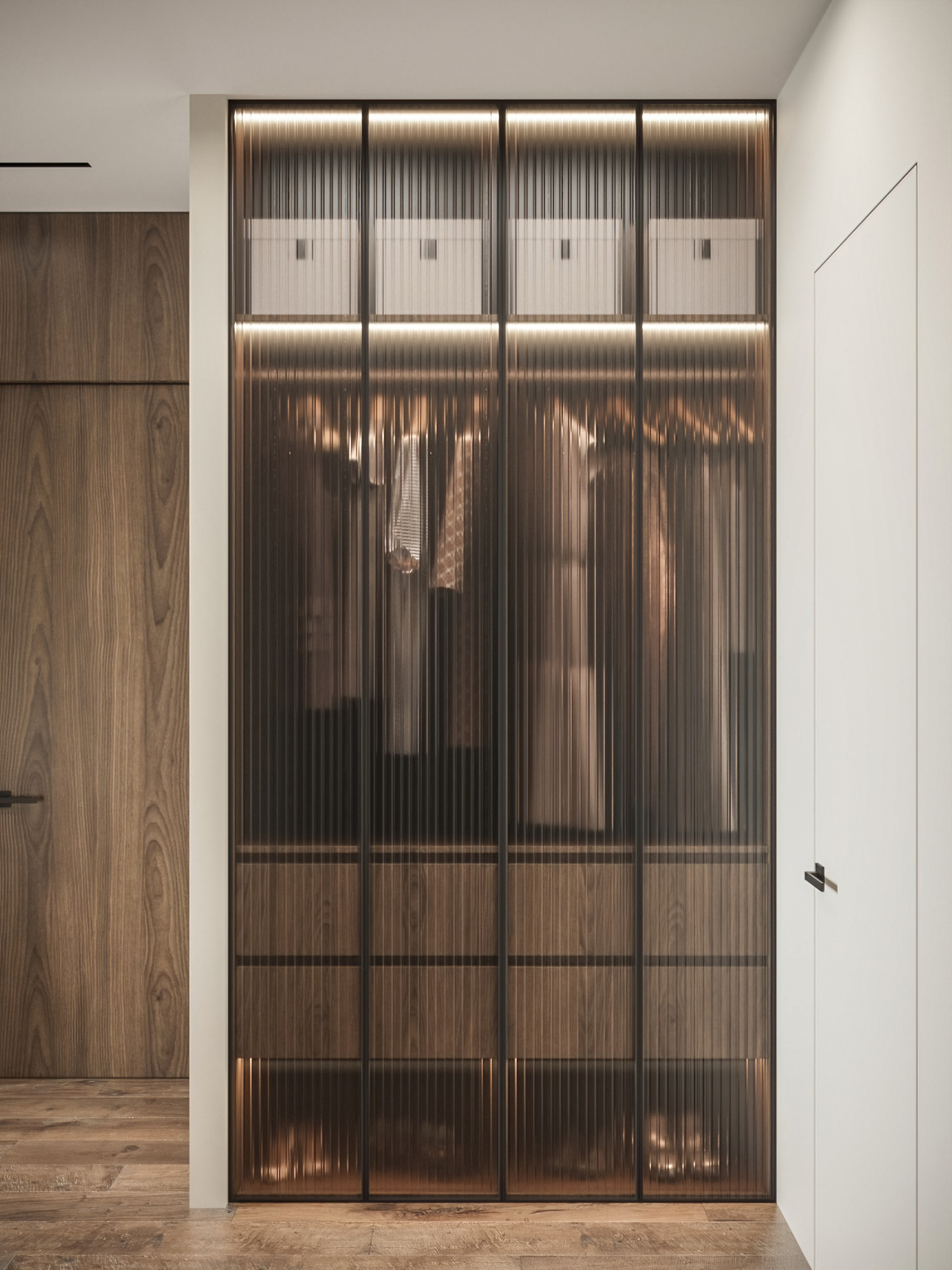 Современная квартира для жизни: проект в Москве