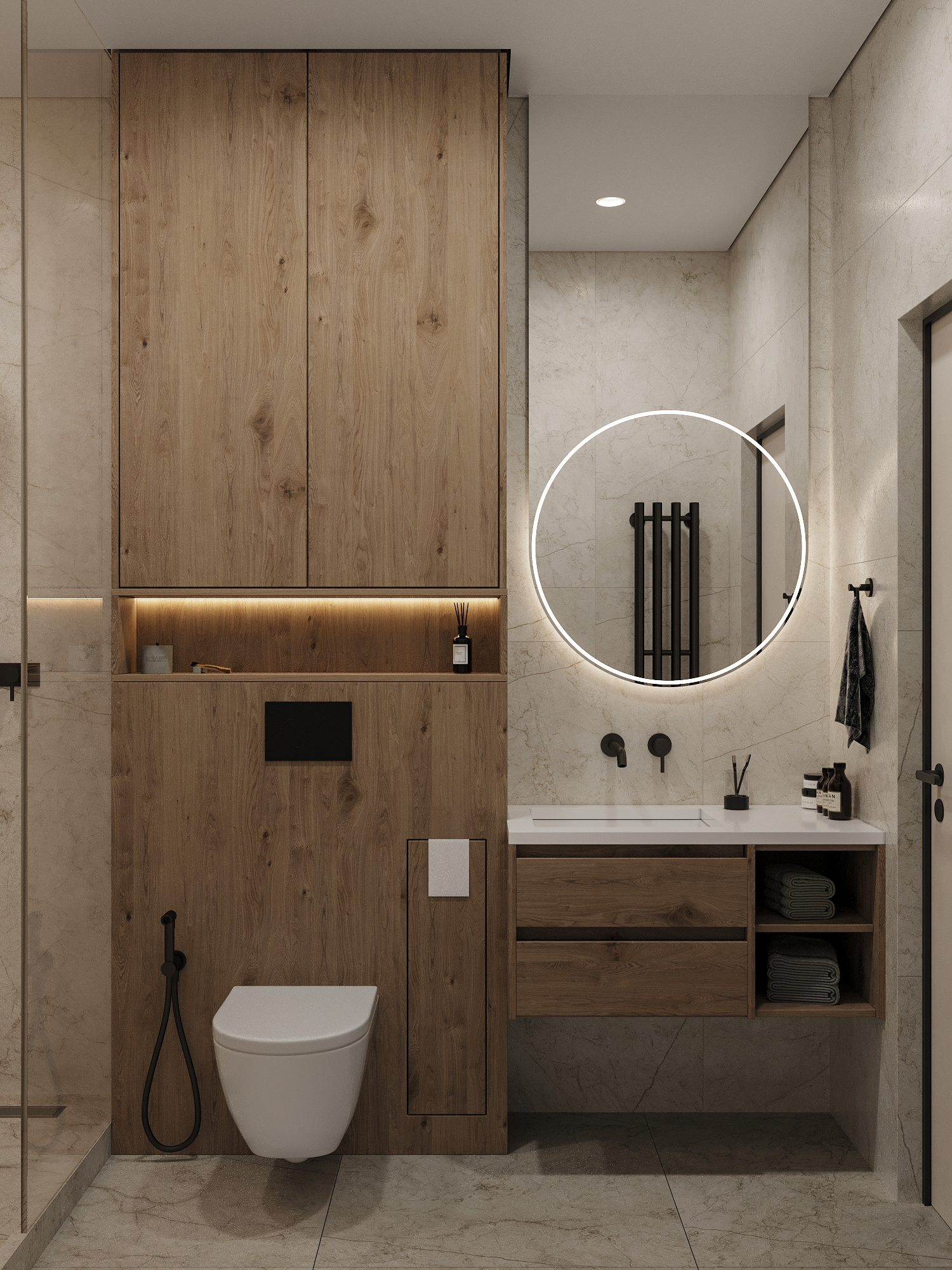 Лаконичный интерьер квартиры 84 м² для двоих в Москве
