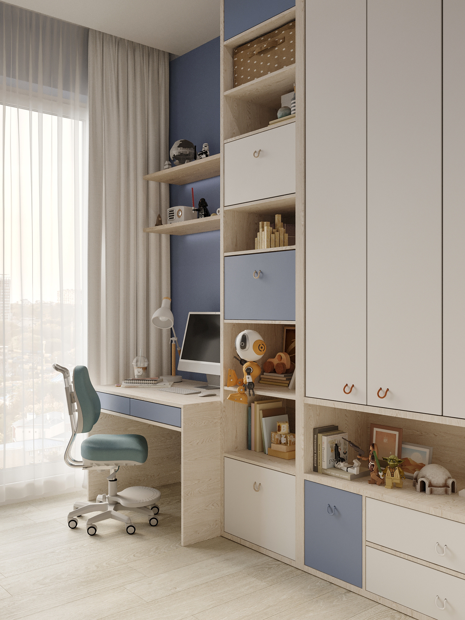 Современный дизайн в двухкомнатной квартире 72 м² с грамотной планировкой
