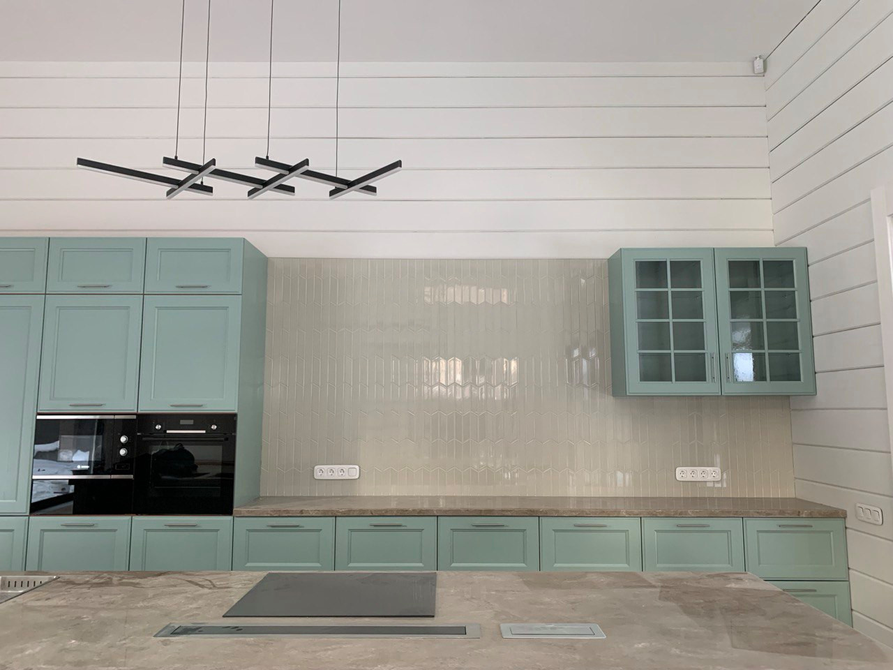 Одноэтажный дом из клееного бруса, 345 м2