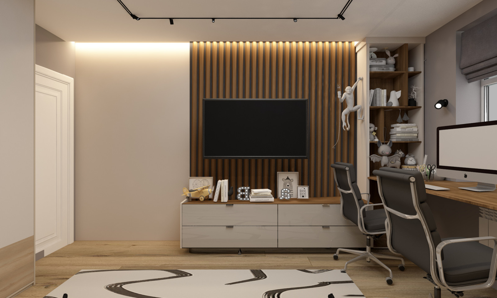 Детская для мальчиков (тематика обезьянка)