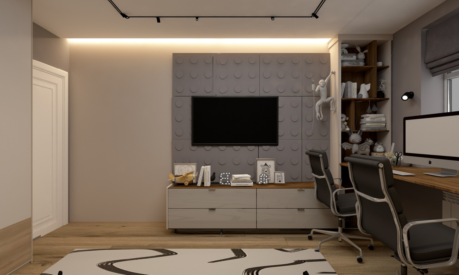 Детская для мальчиков (тематика обезьянка)