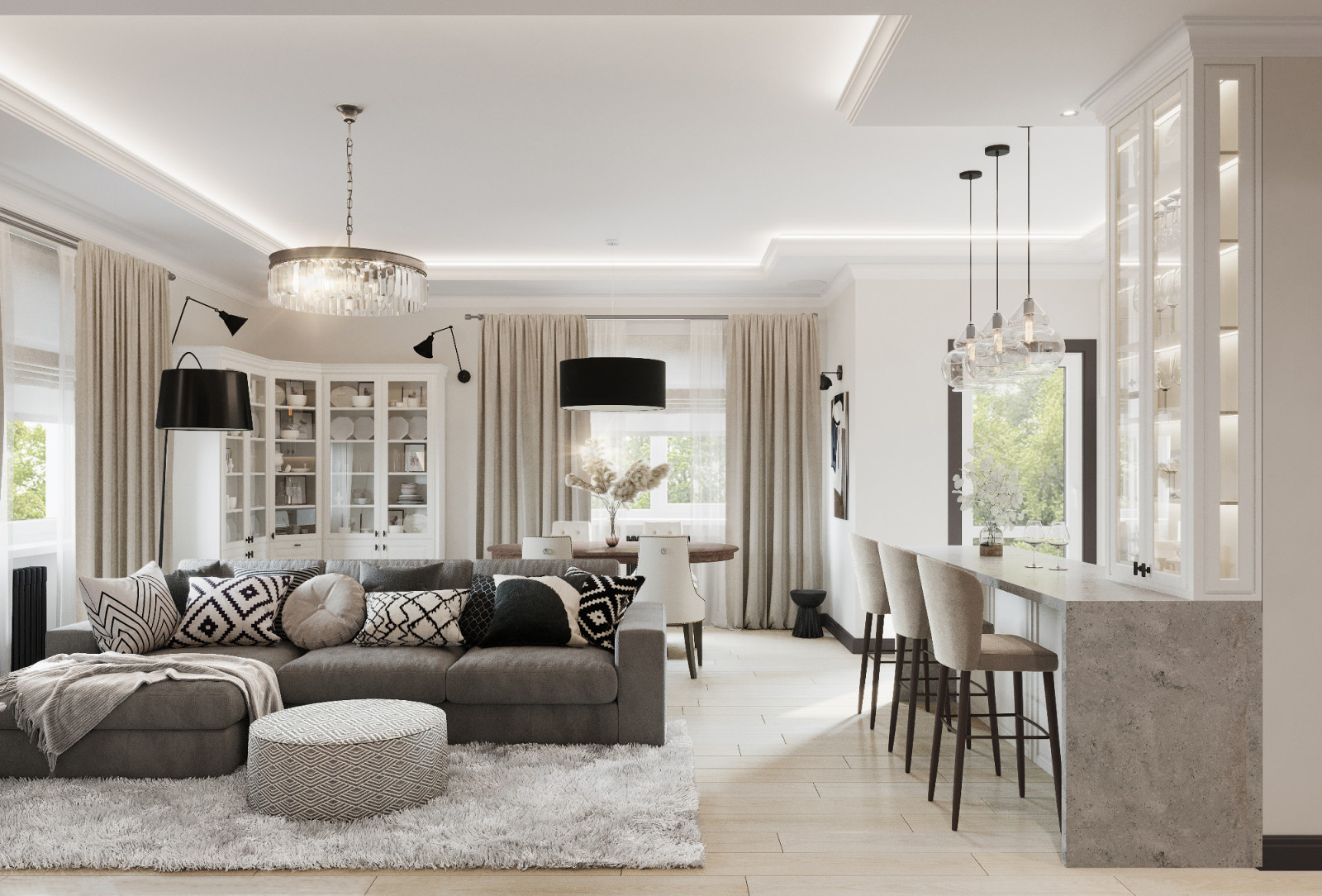 Обложка проекта: Уютный дом для семьи, 145 к.м