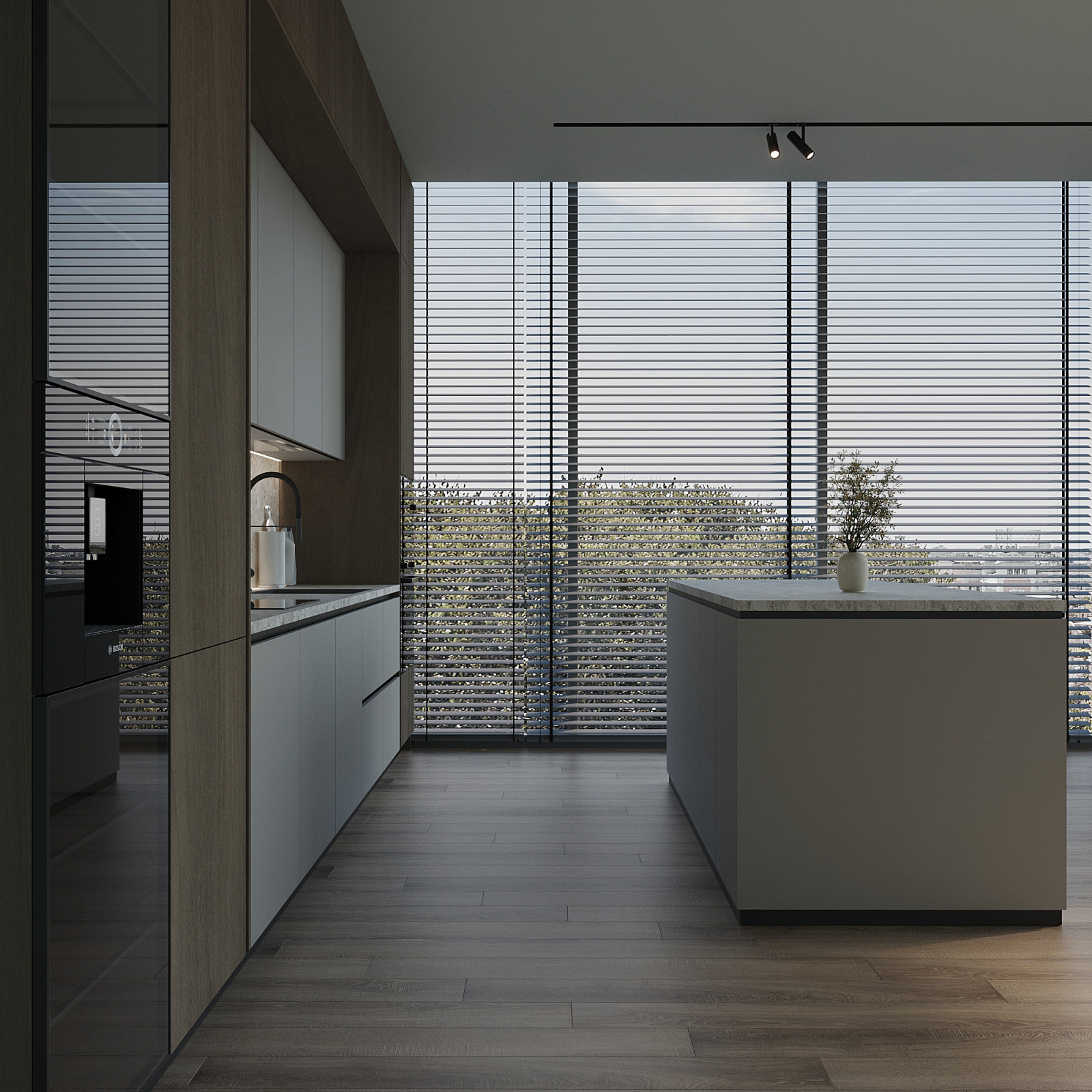 Modern Minimalist Living Space