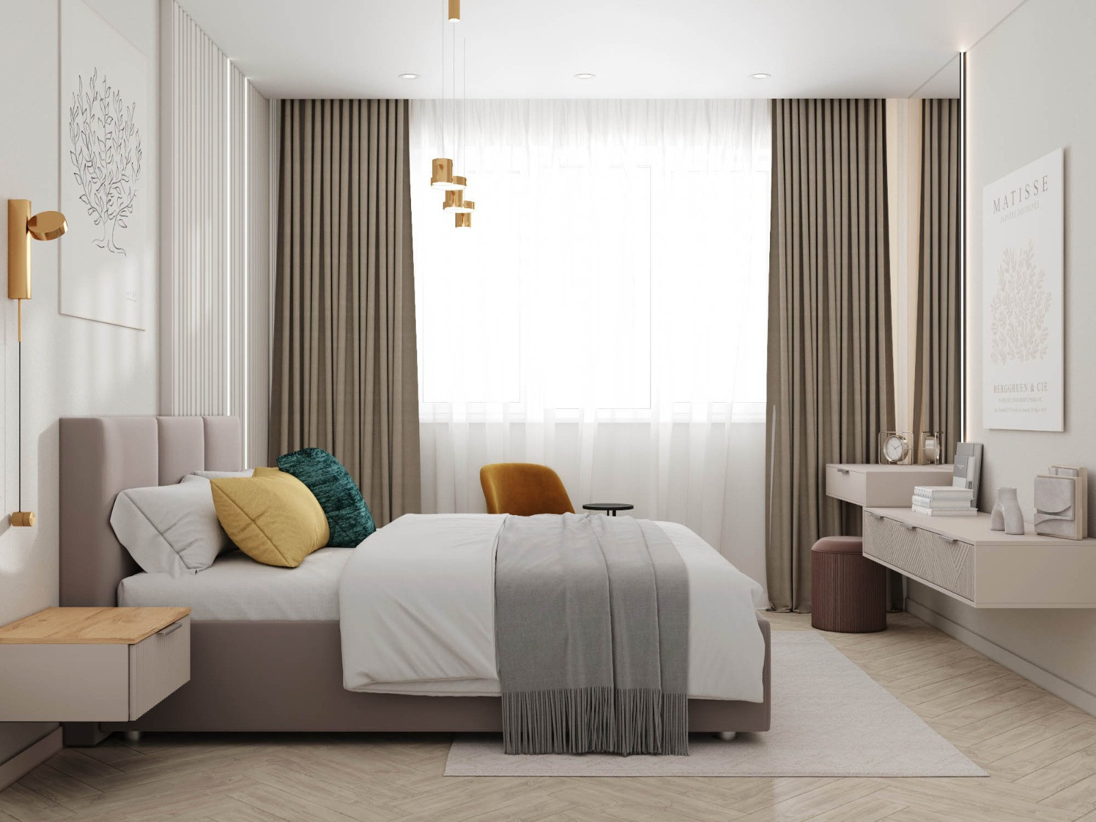 Спальня в ЖК Нахабино