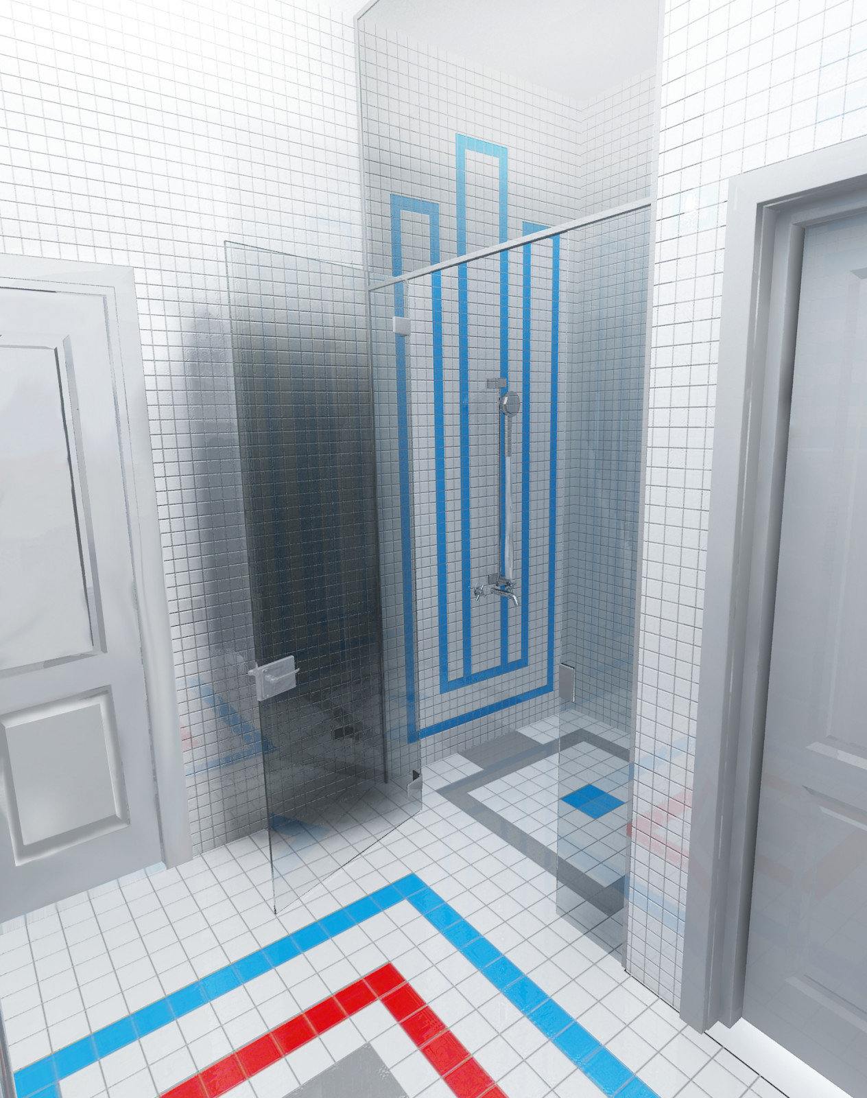 Обложка проекта: Ванная, душевая команата