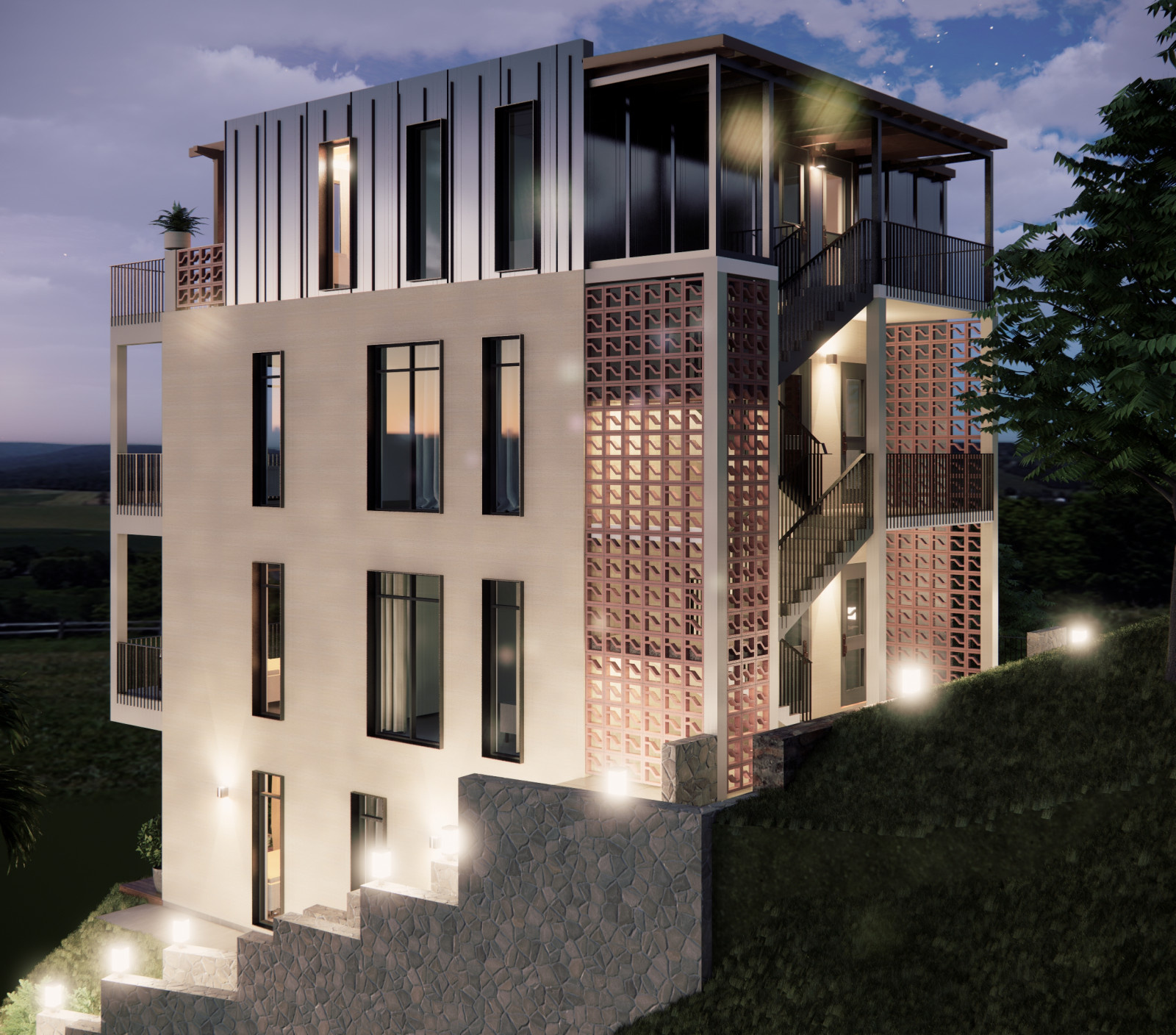 Многоквартирный дом в Грузии у моря