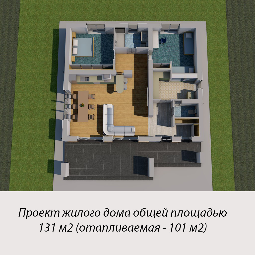 25-010 Жилой дом из ракушечника
