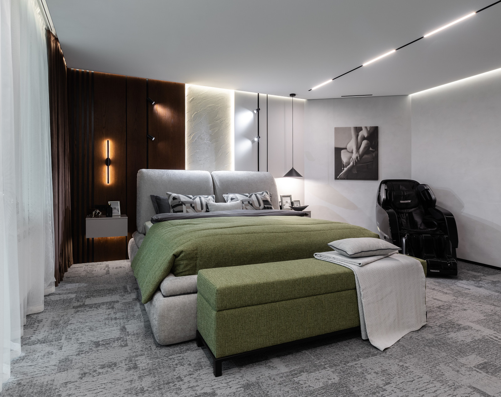 Мужская мастер-спальня