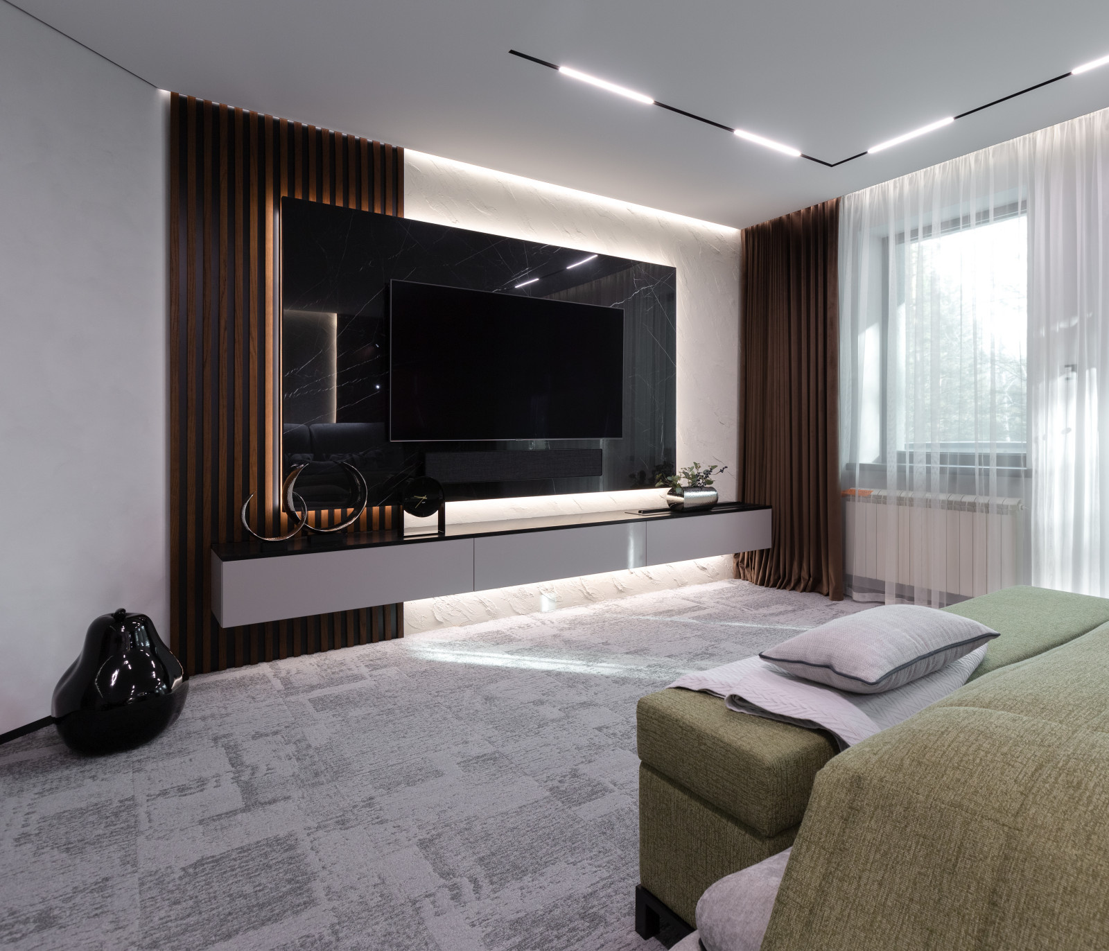 Мужская мастер-спальня