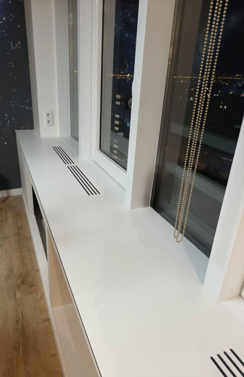 Подоконник из компакт-пластика