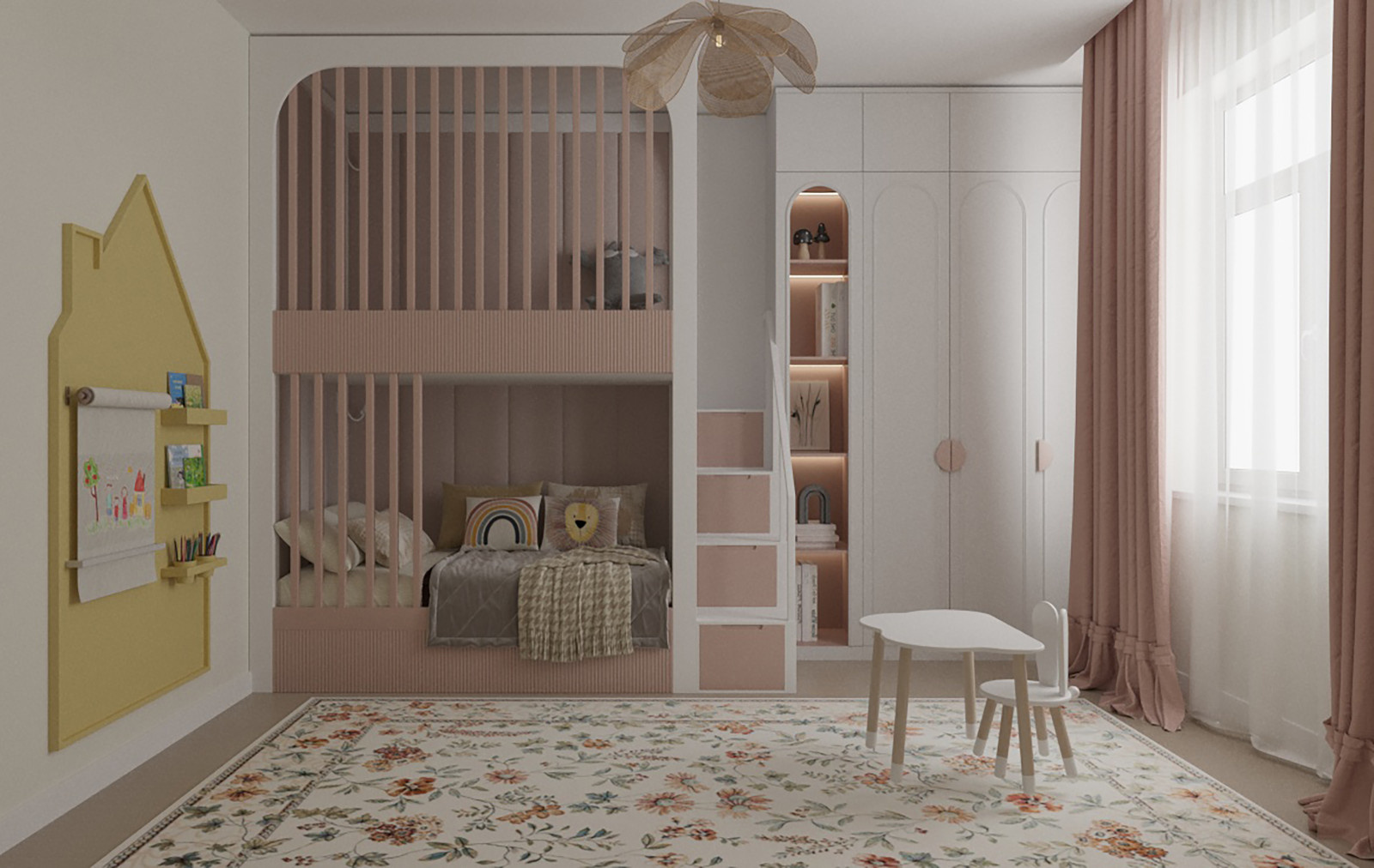 Детская комната для девочки