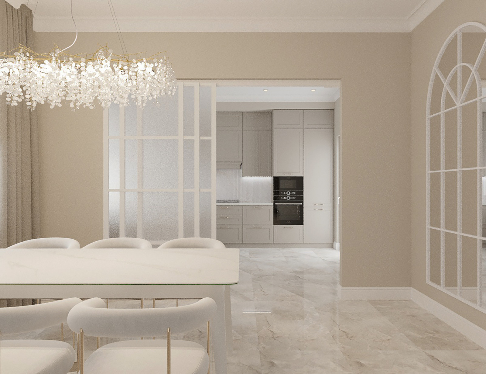 Кухня большая