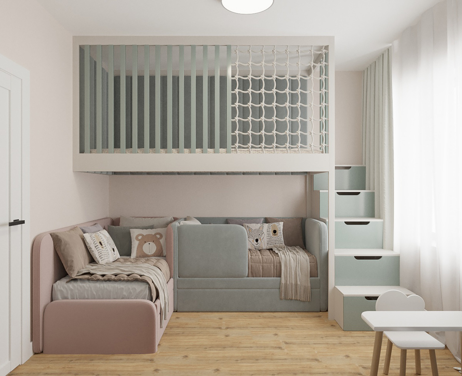 Детская на 2х девочек