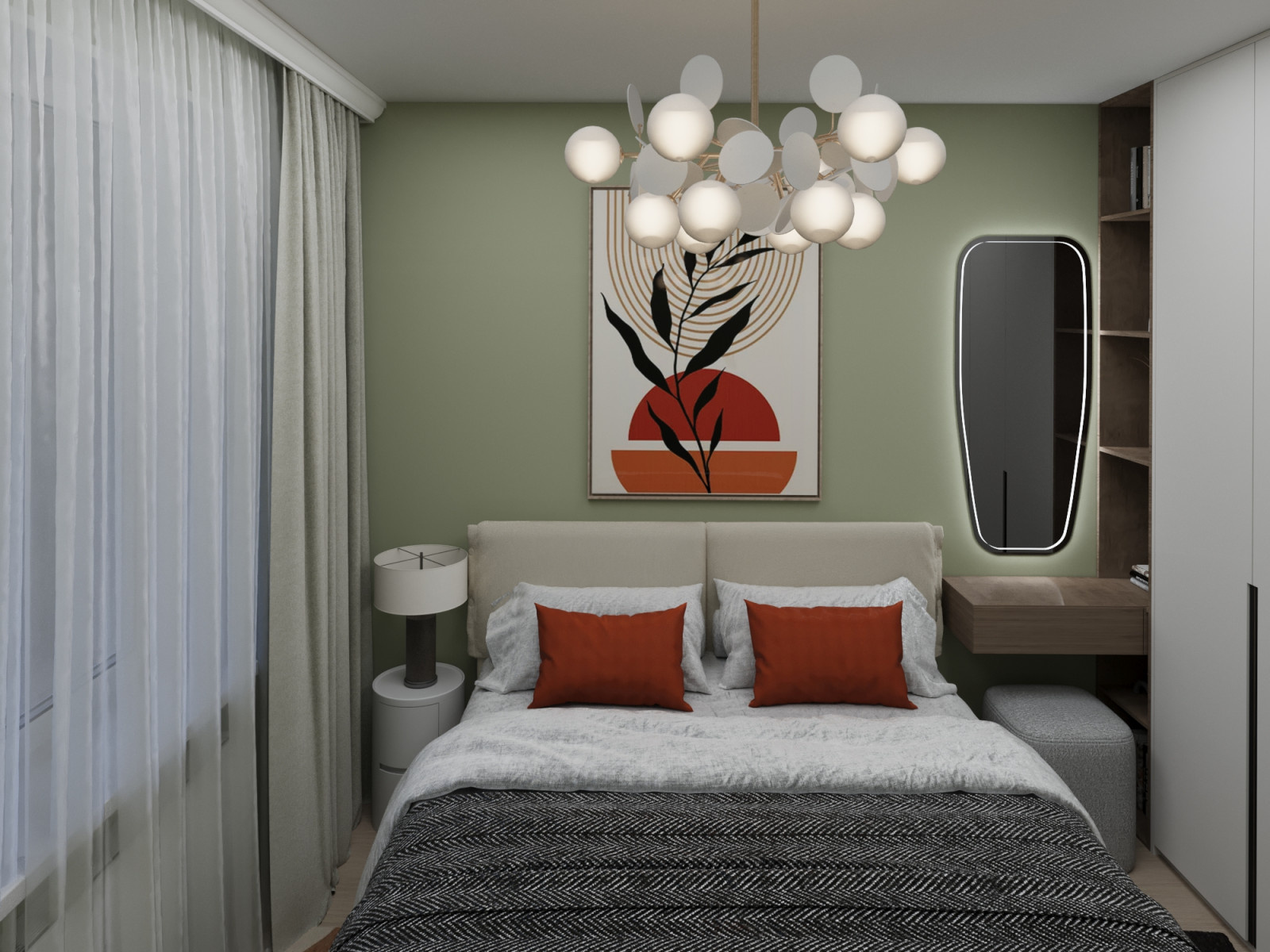 Дизайн проект с ремонтом от застройщика