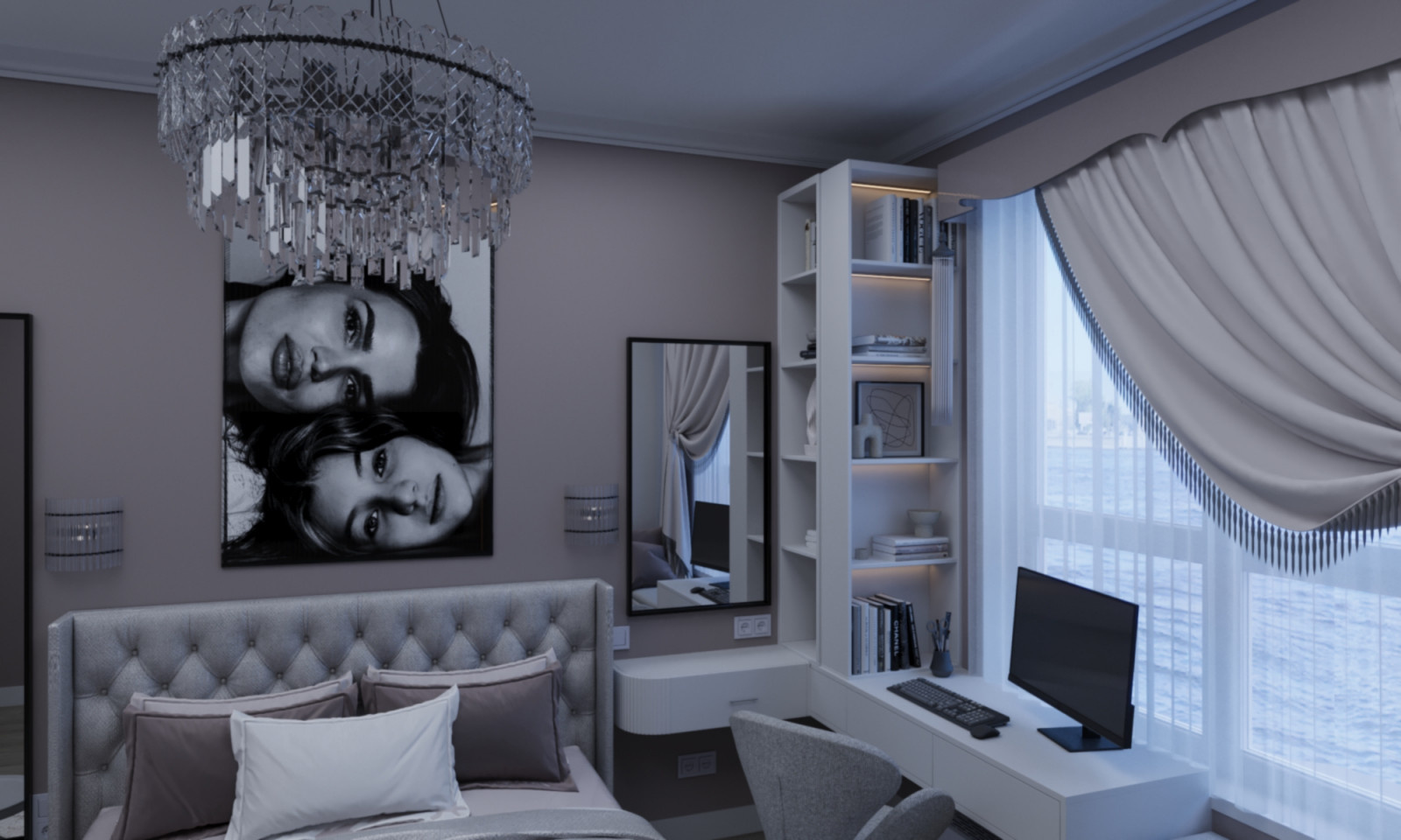 Мини дизайн-проект комнаты подростка и прихожей