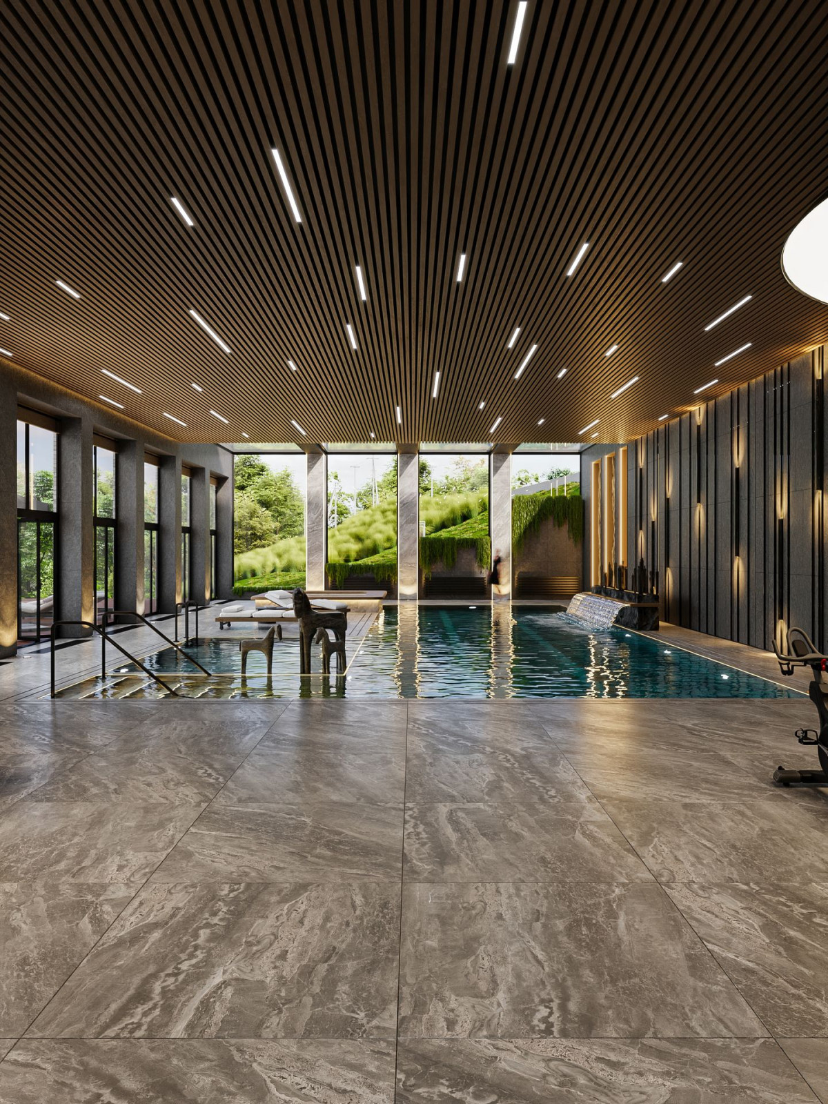 Дом в горах — современный интерьер с панорамным видом