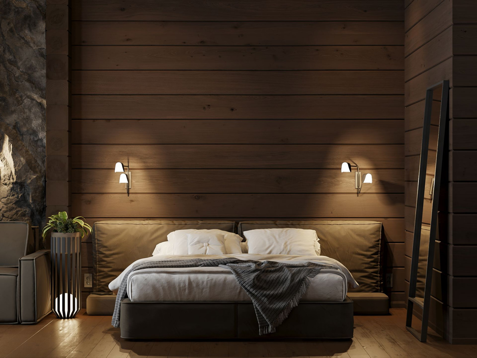 Дом в горах — современный интерьер с панорамным видом