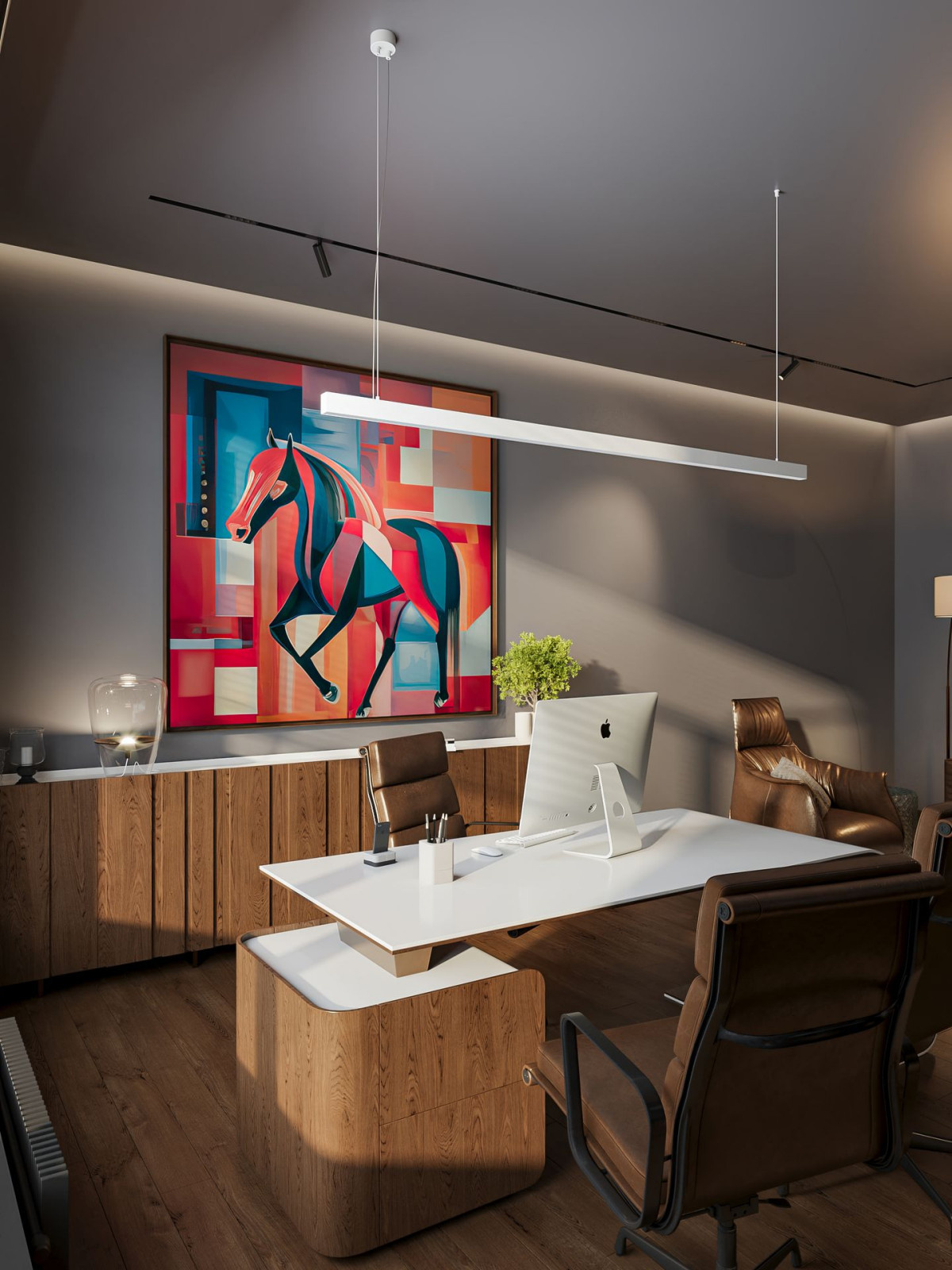 Дом в горах — современный интерьер с панорамным видом