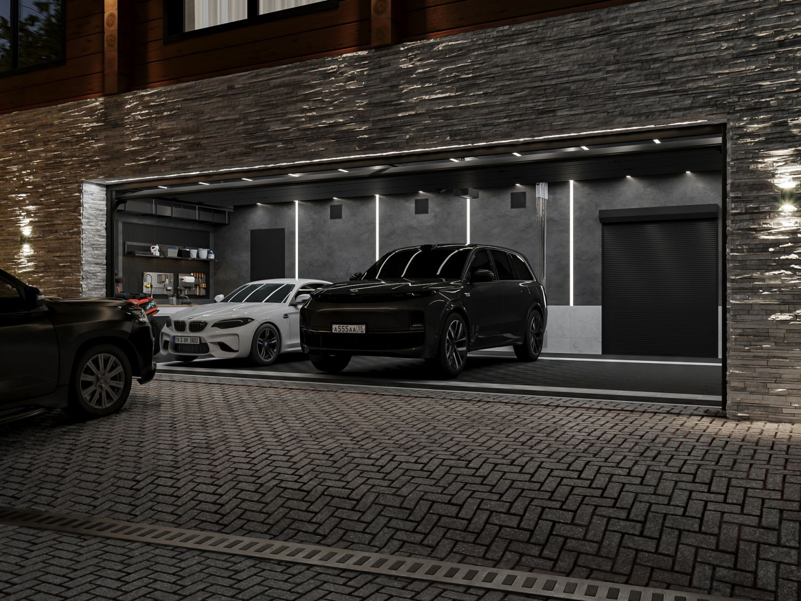 Дом в горах — современный интерьер с панорамным видом