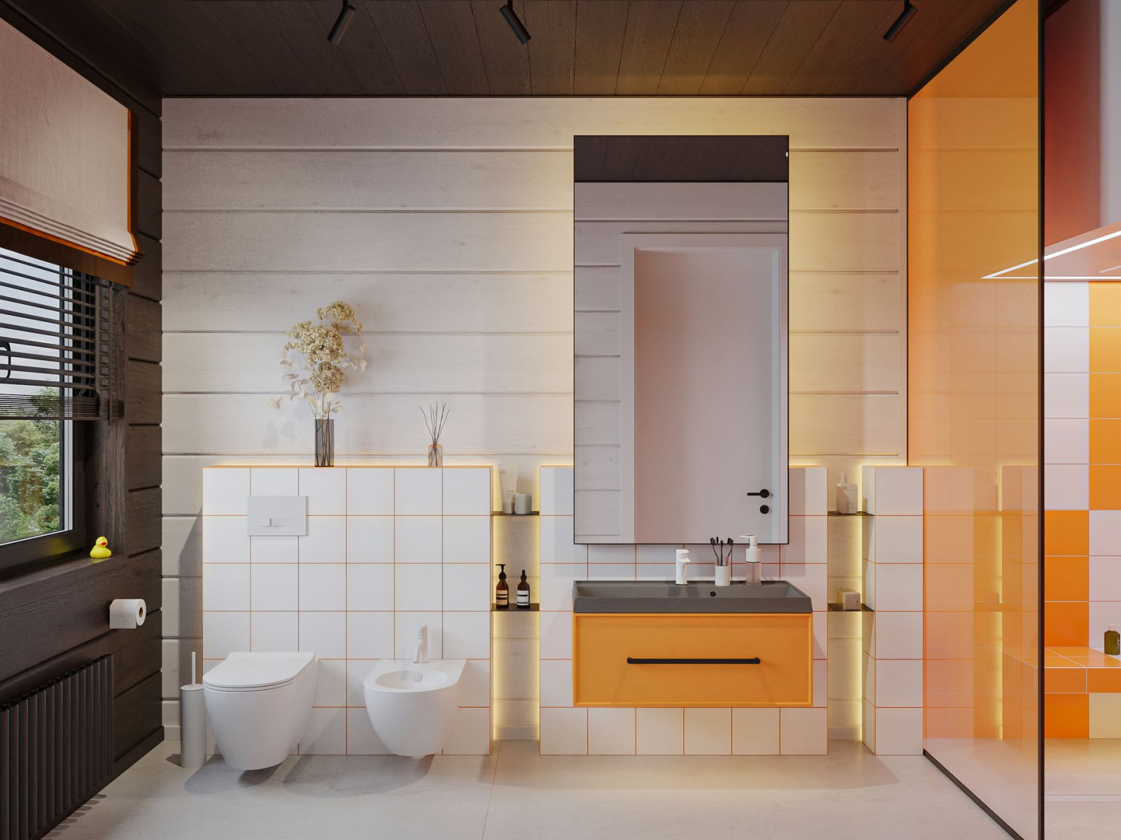 Дом в горах — современный интерьер с панорамным видом