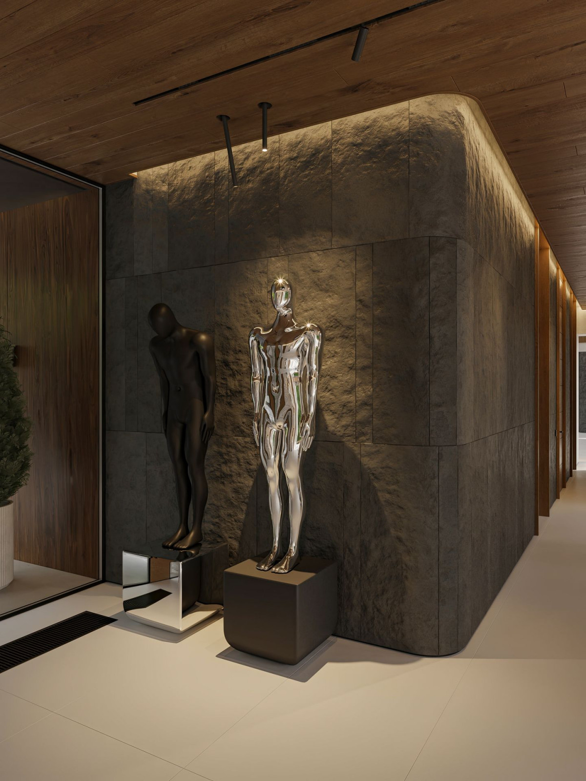 Дом в горах — современный интерьер с панорамным видом