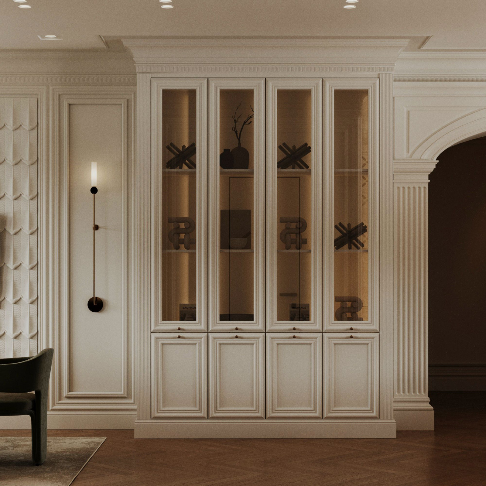 Двух этажный дом в центре города. 1Этаж