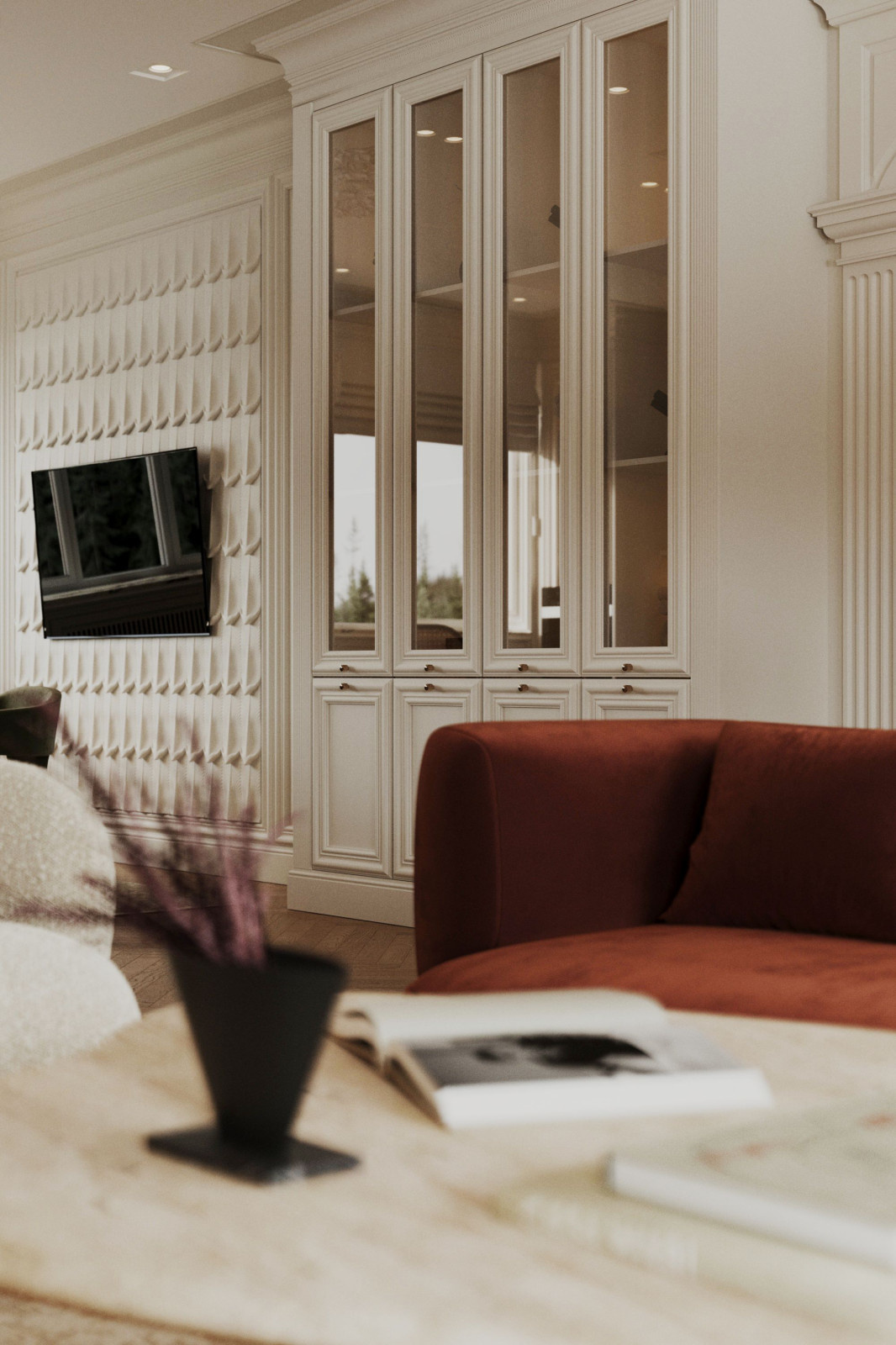 Двух этажный дом в центре города. 1Этаж