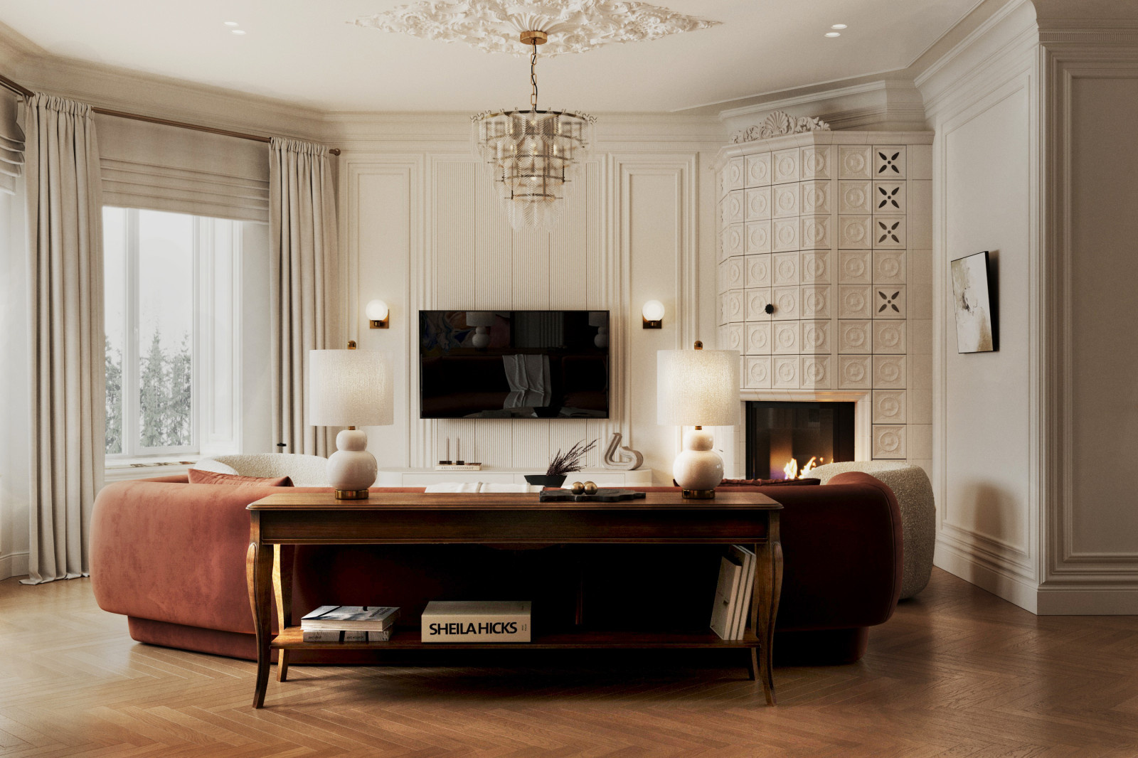 Двух этажный дом в центре города. 1Этаж