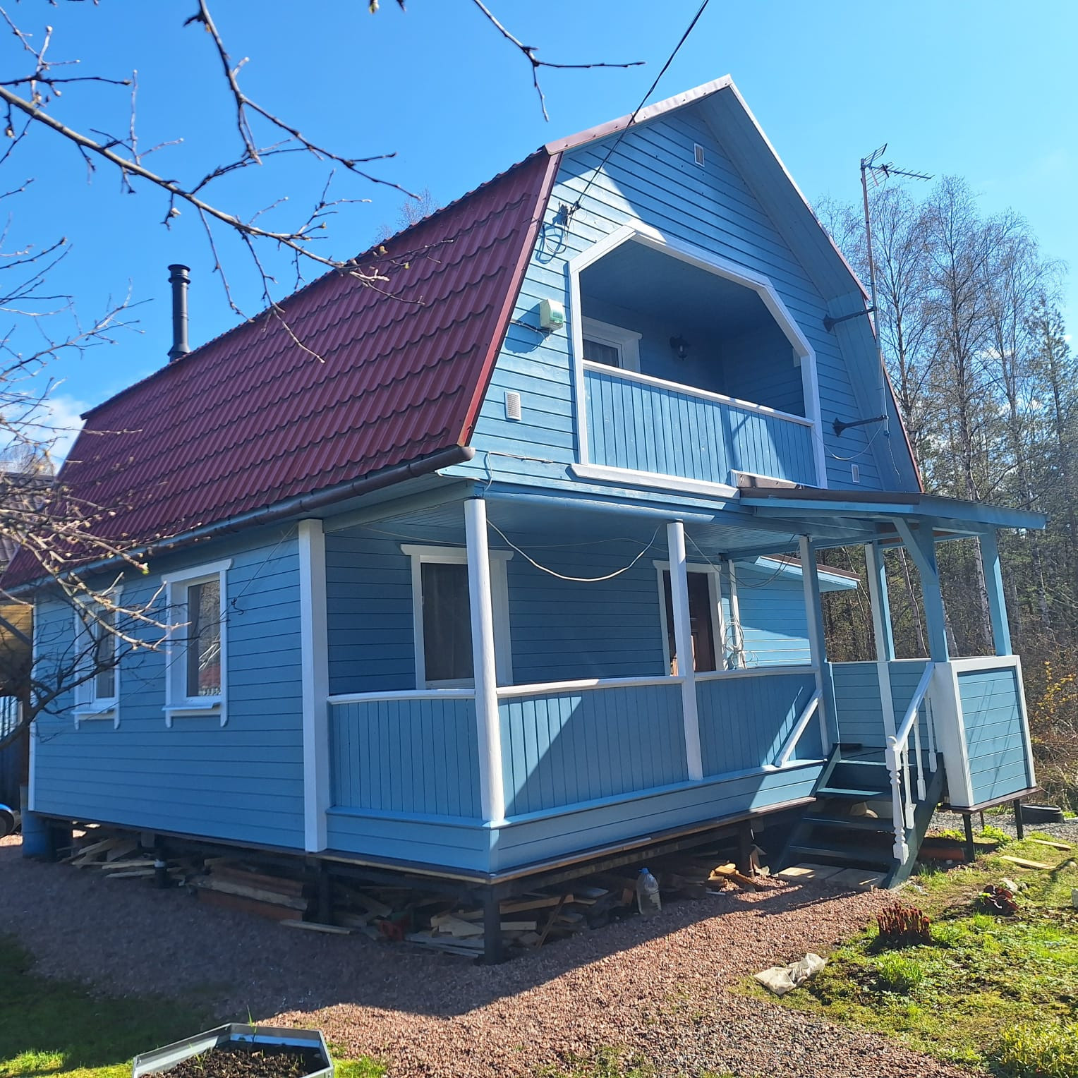 Покраска дома (Ваганово)