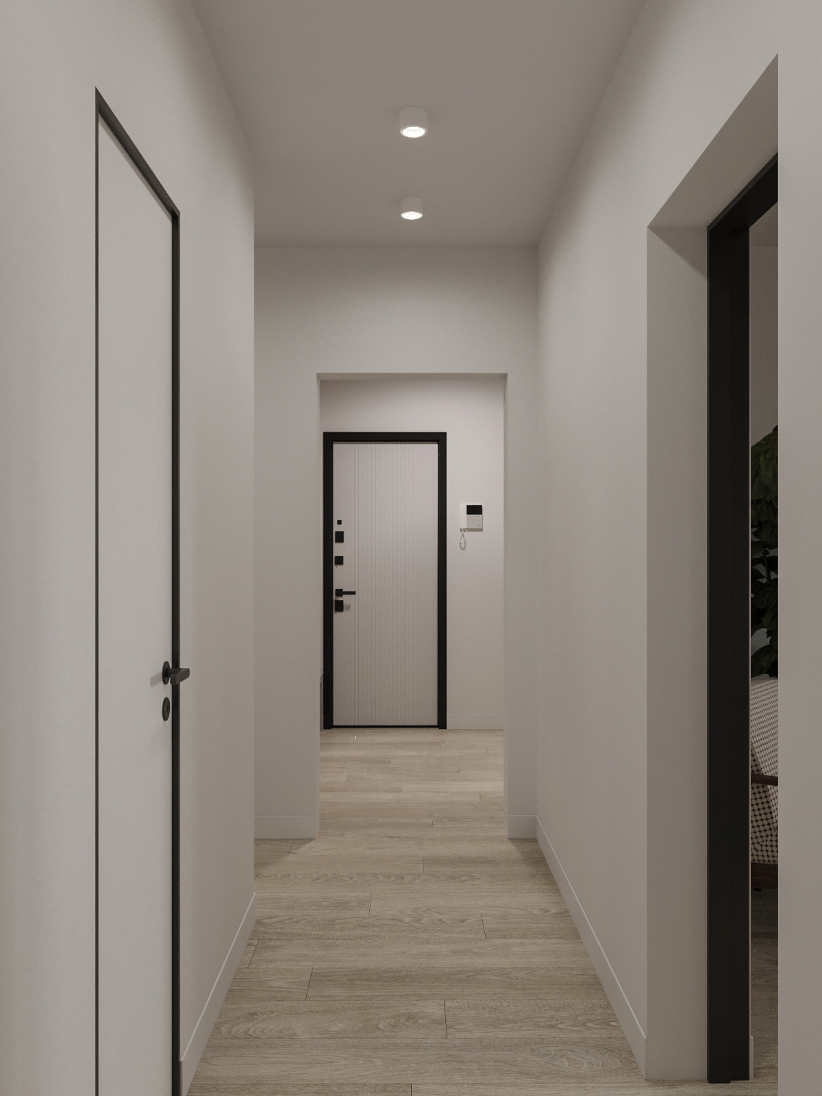 Современный интерьер для активной пары в квартире 103 м² в Москве