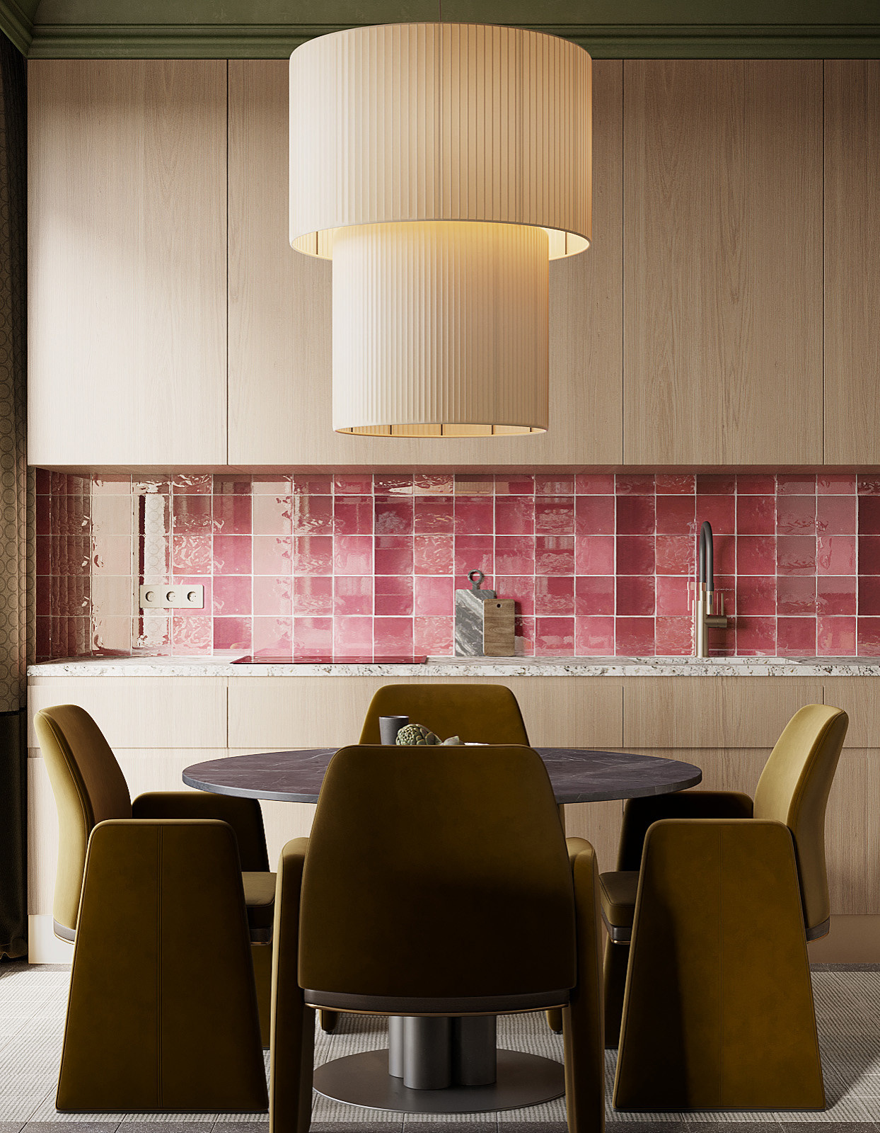 Диалог оттенков. Пространство без шаблонов