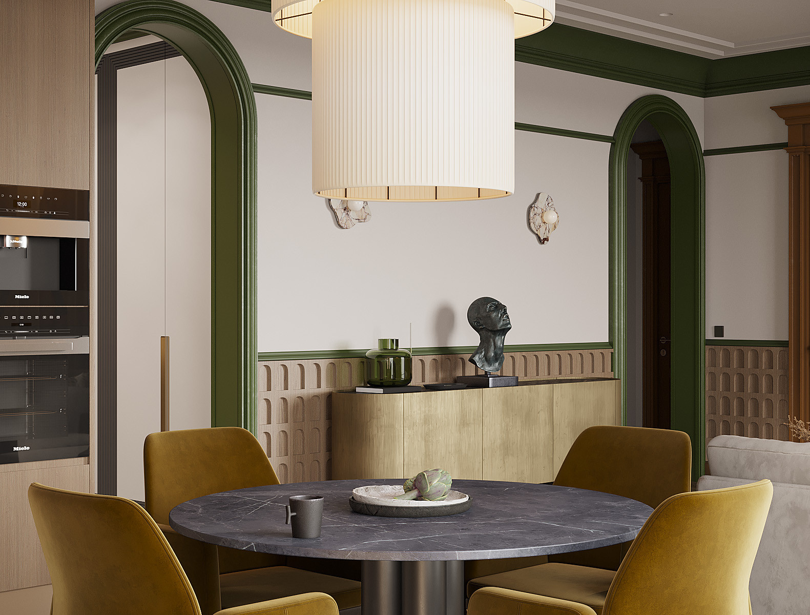 Диалог оттенков. Пространство без шаблонов