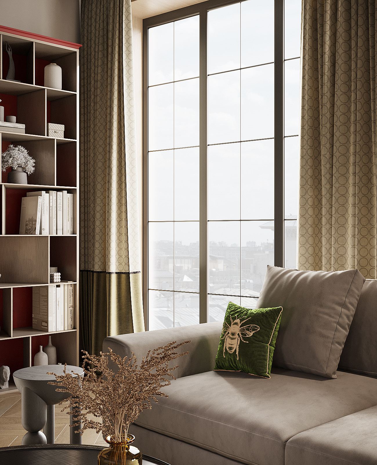 Диалог оттенков. Пространство без шаблонов