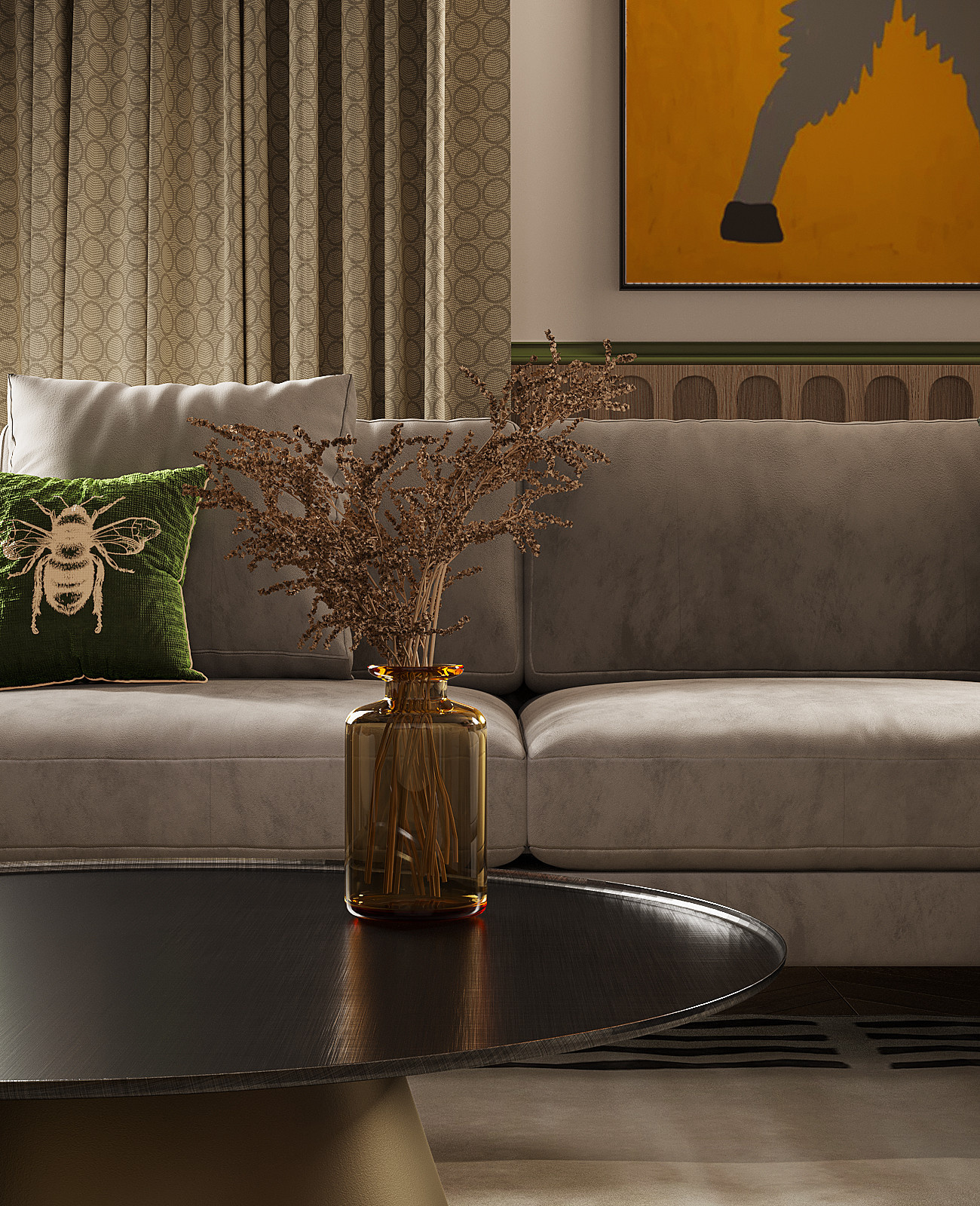 Диалог оттенков. Пространство без шаблонов