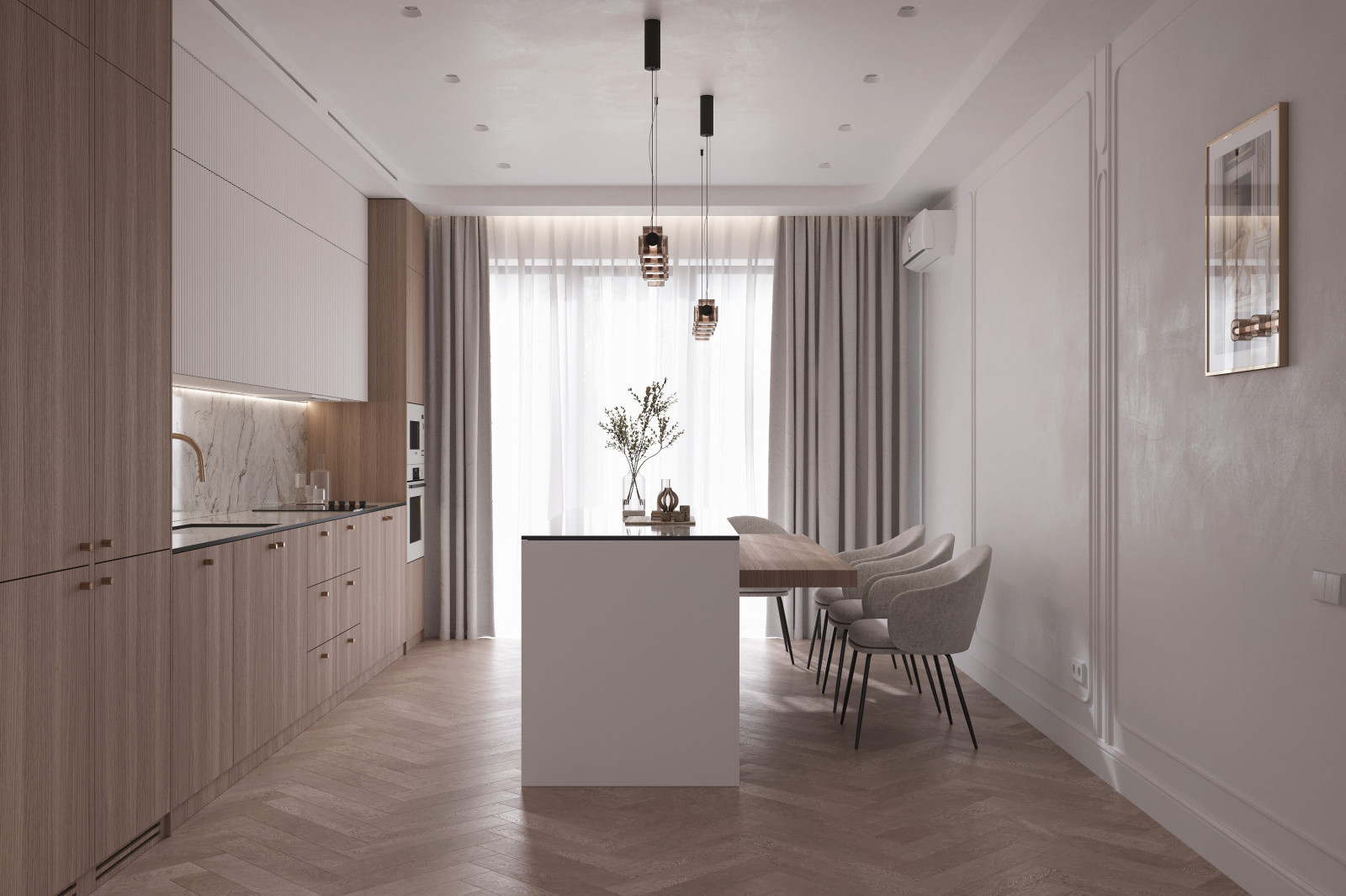 Обложка проекта: Кухня в загородном доме