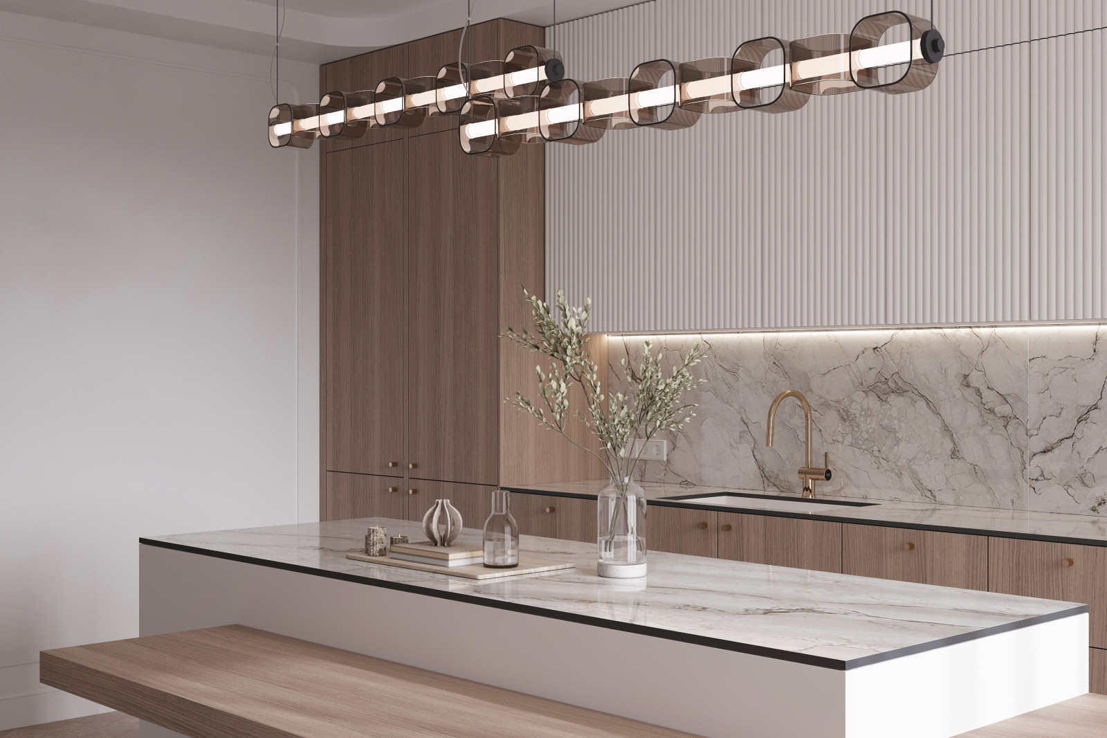 Кухня в загородном доме