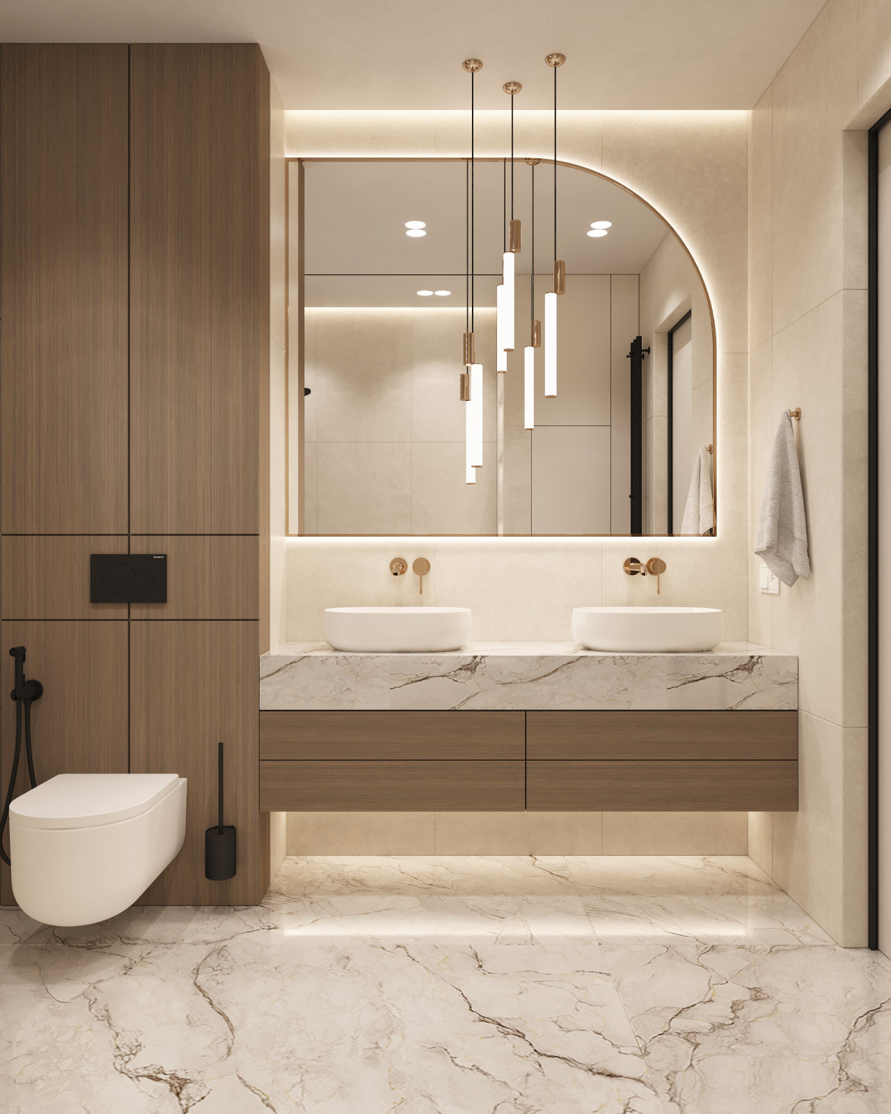 Санузлы в загородном доме