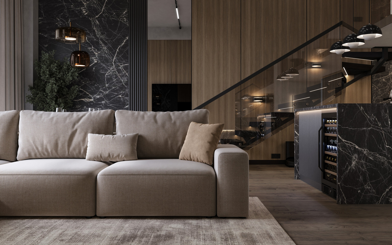 Дизайн Двухуровневой Студии