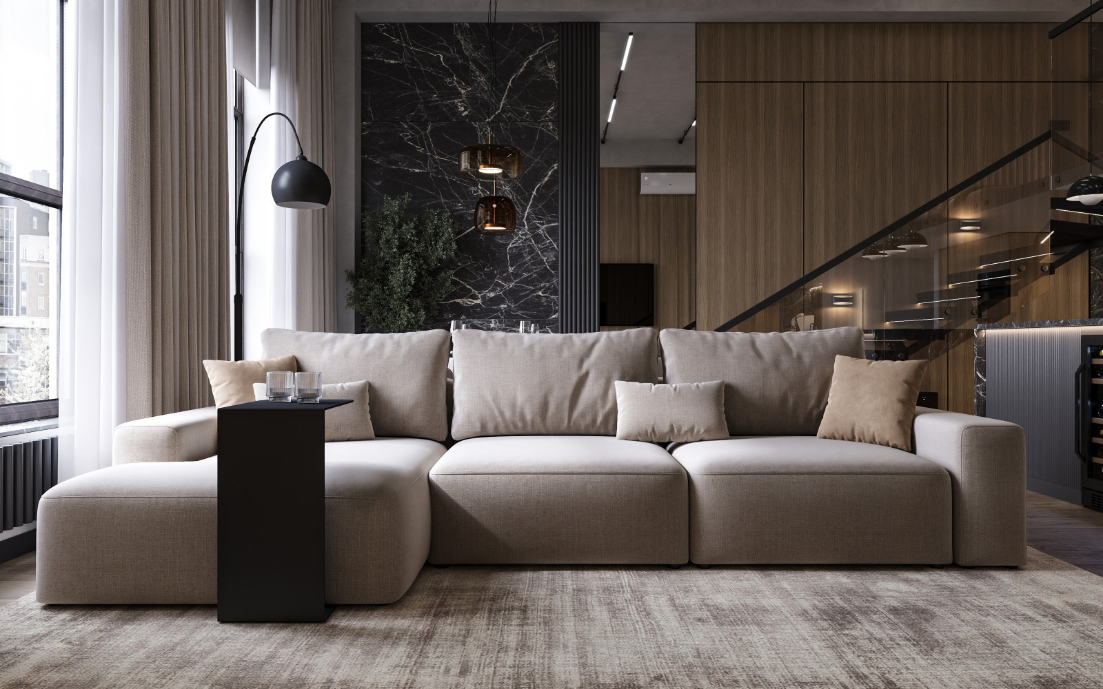 Дизайн Двухуровневой Студии