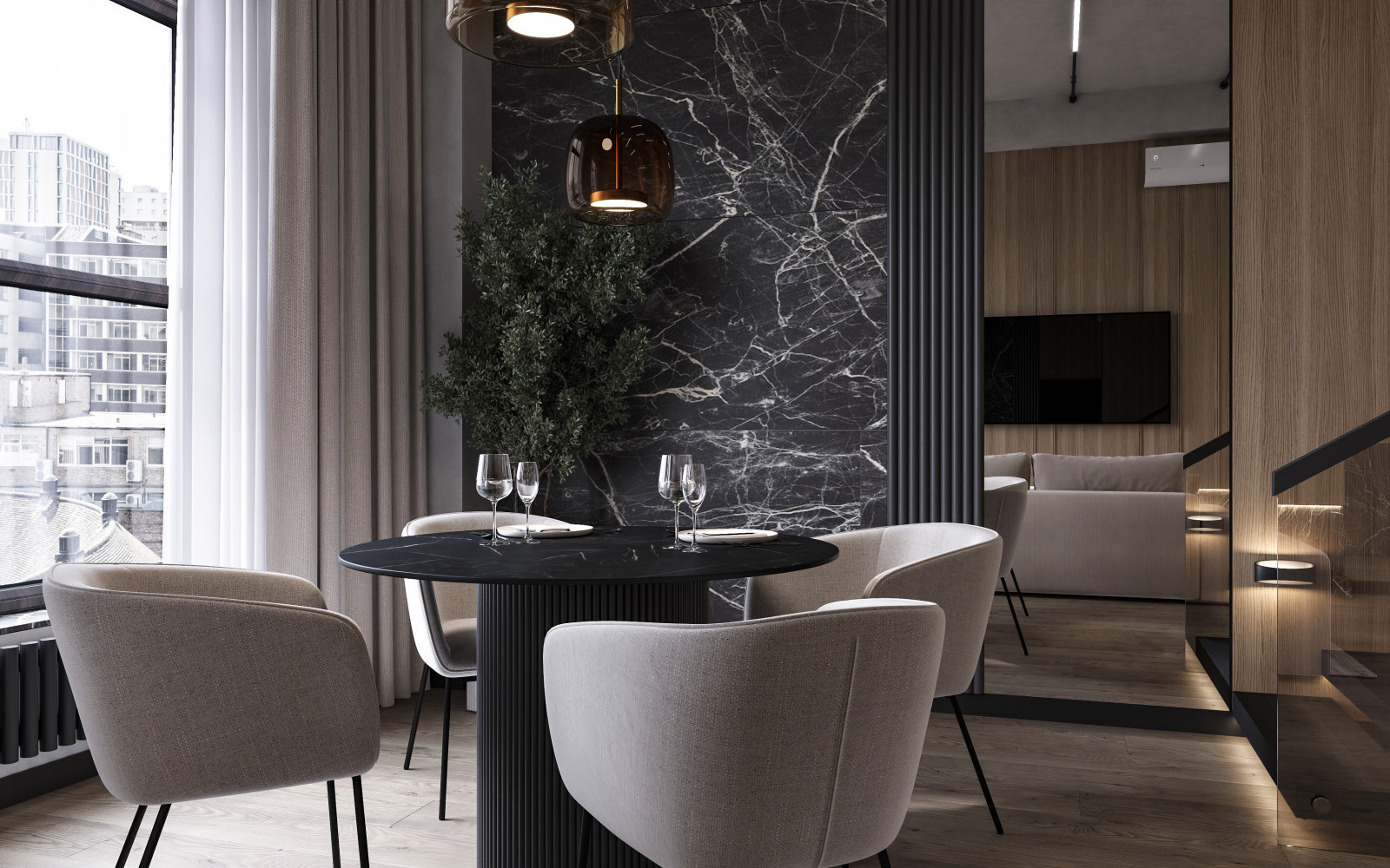 Дизайн Двухуровневой Студии