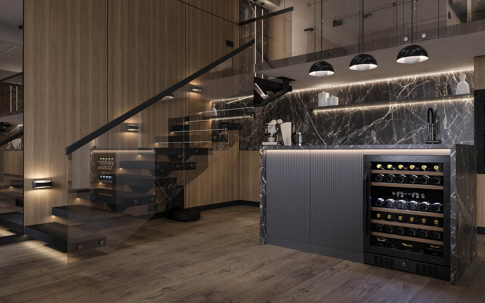 Дизайн Двухуровневой Студии