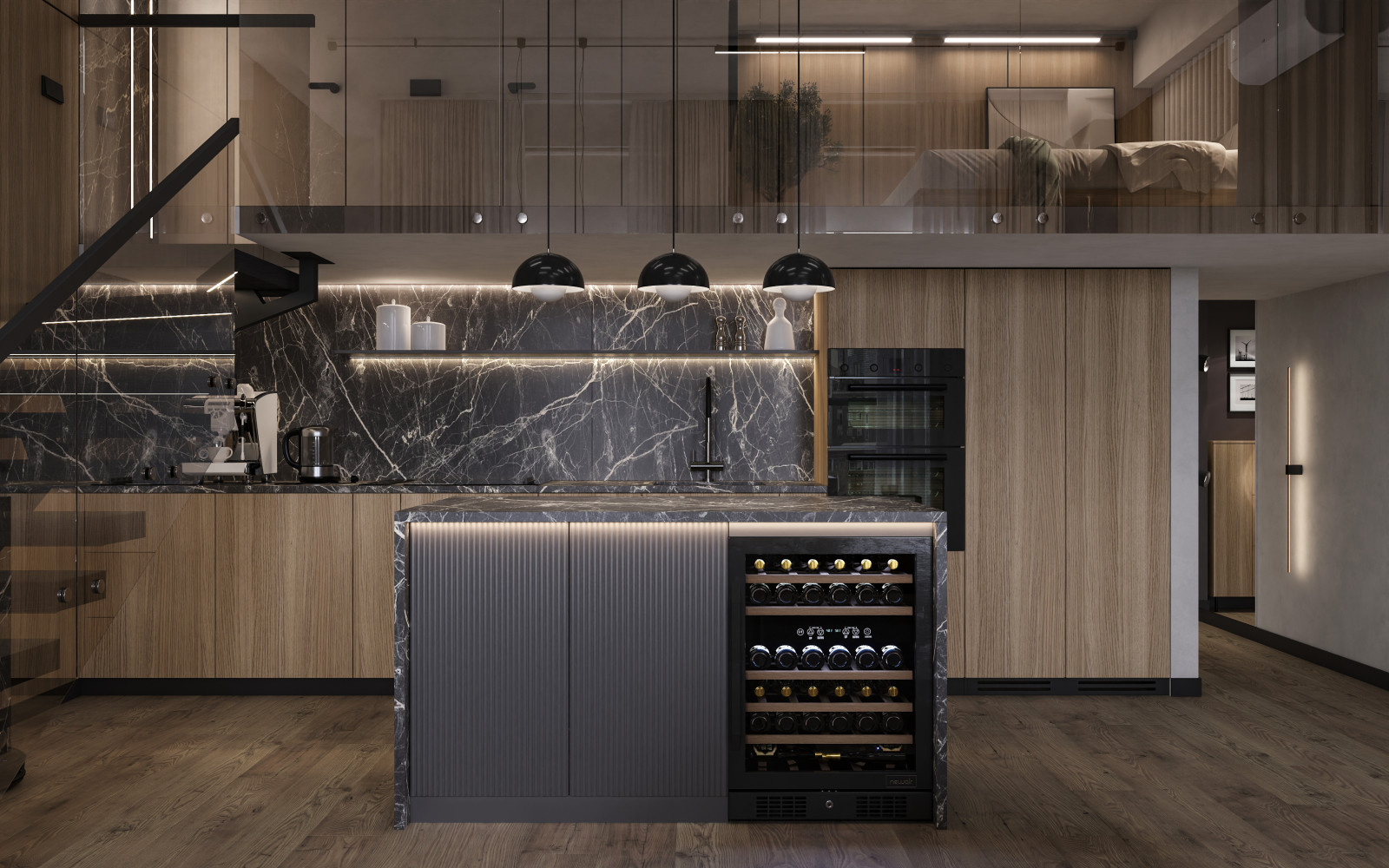 Дизайн Двухуровневой Студии