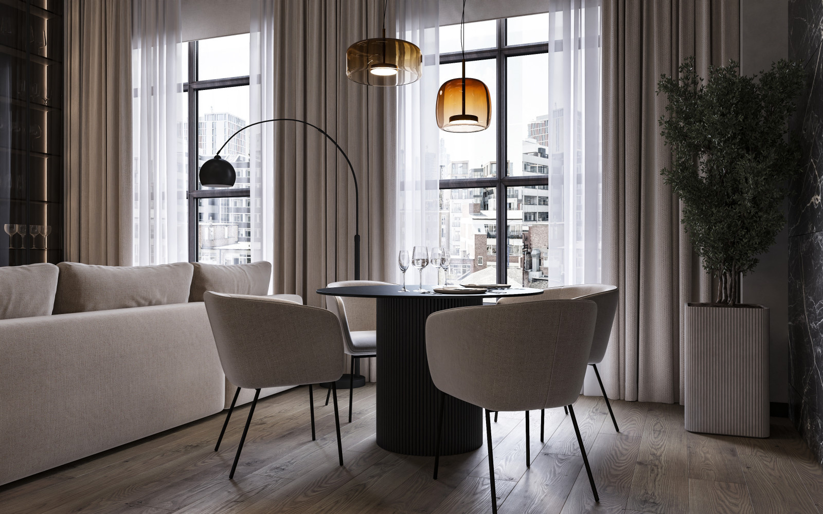 Дизайн Двухуровневой Студии