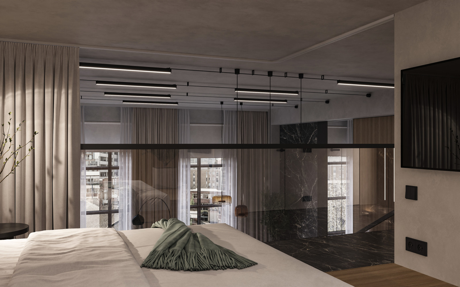 Дизайн Двухуровневой Студии