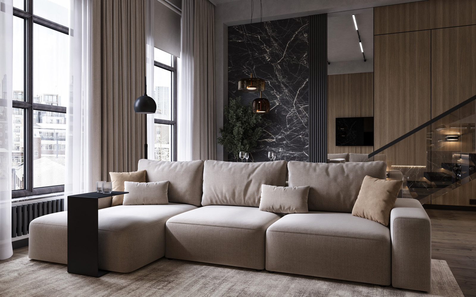 Дизайн Двухуровневой Студии