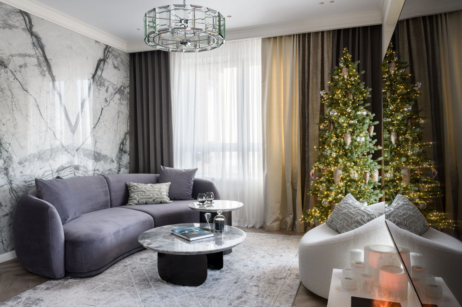 Реализация дизайн проекта Евродвушки в ЖК Академия