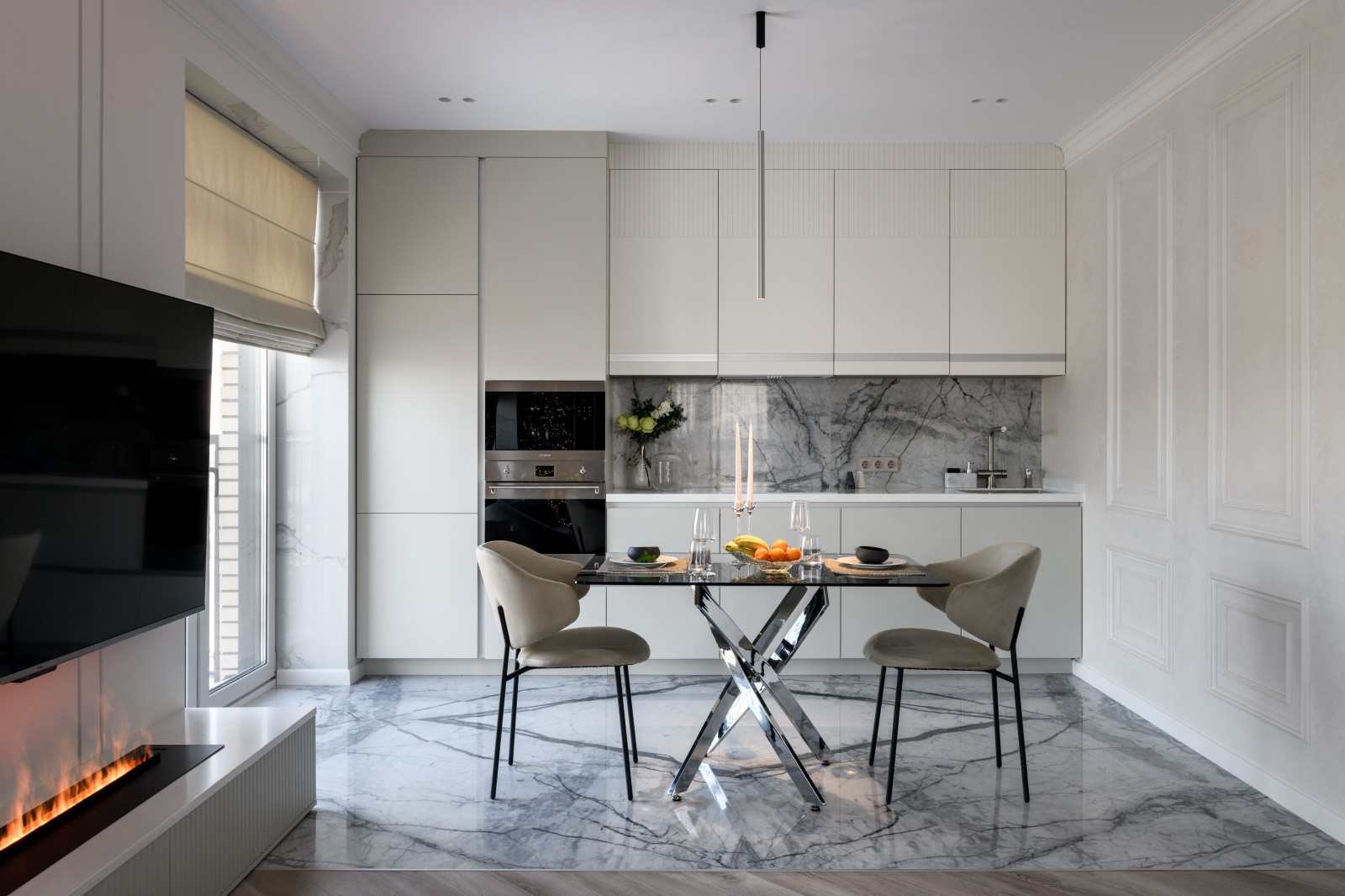 Реализация дизайн проекта Евродвушки в ЖК Академия